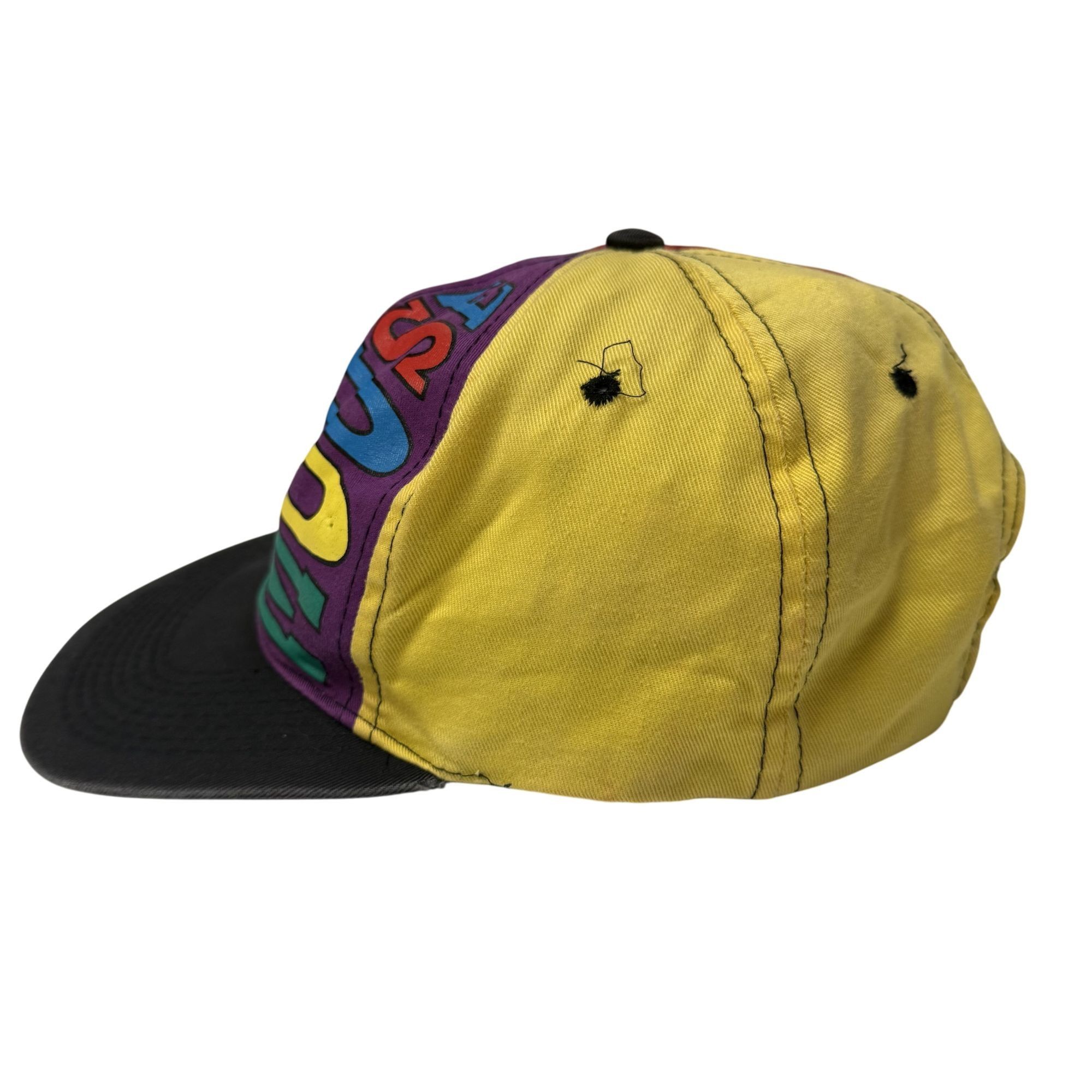 Other Vtg Disney MICKEY MOUSE Hat COLOR BLOCK Embroidered SNAPBACK Size ONE SIZE - 5 Thumbnail