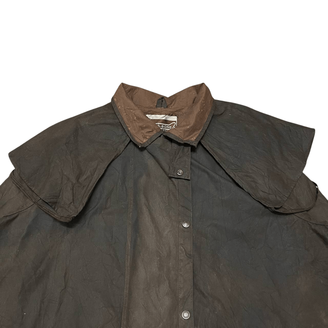 Man Made In Australia Vintage Driza Bon Waxed Riding Short Coat Size US XL / EU 56 / 4 - 5 Thumbnail