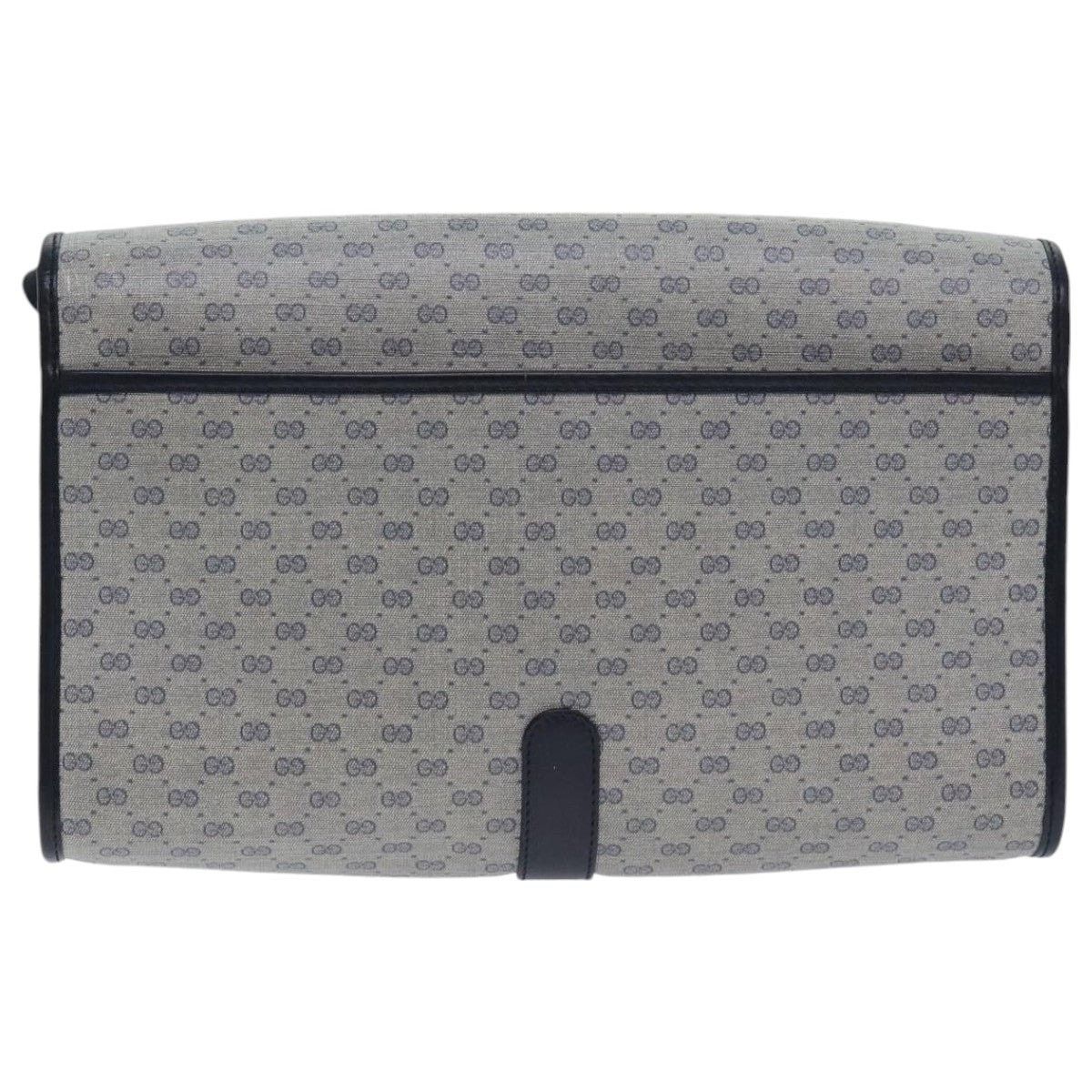 Gucci GUCCI Micro GG Supreme Shoulder Bag Navy Gold 001 115 001 Size ONE SIZE - 3 Thumbnail