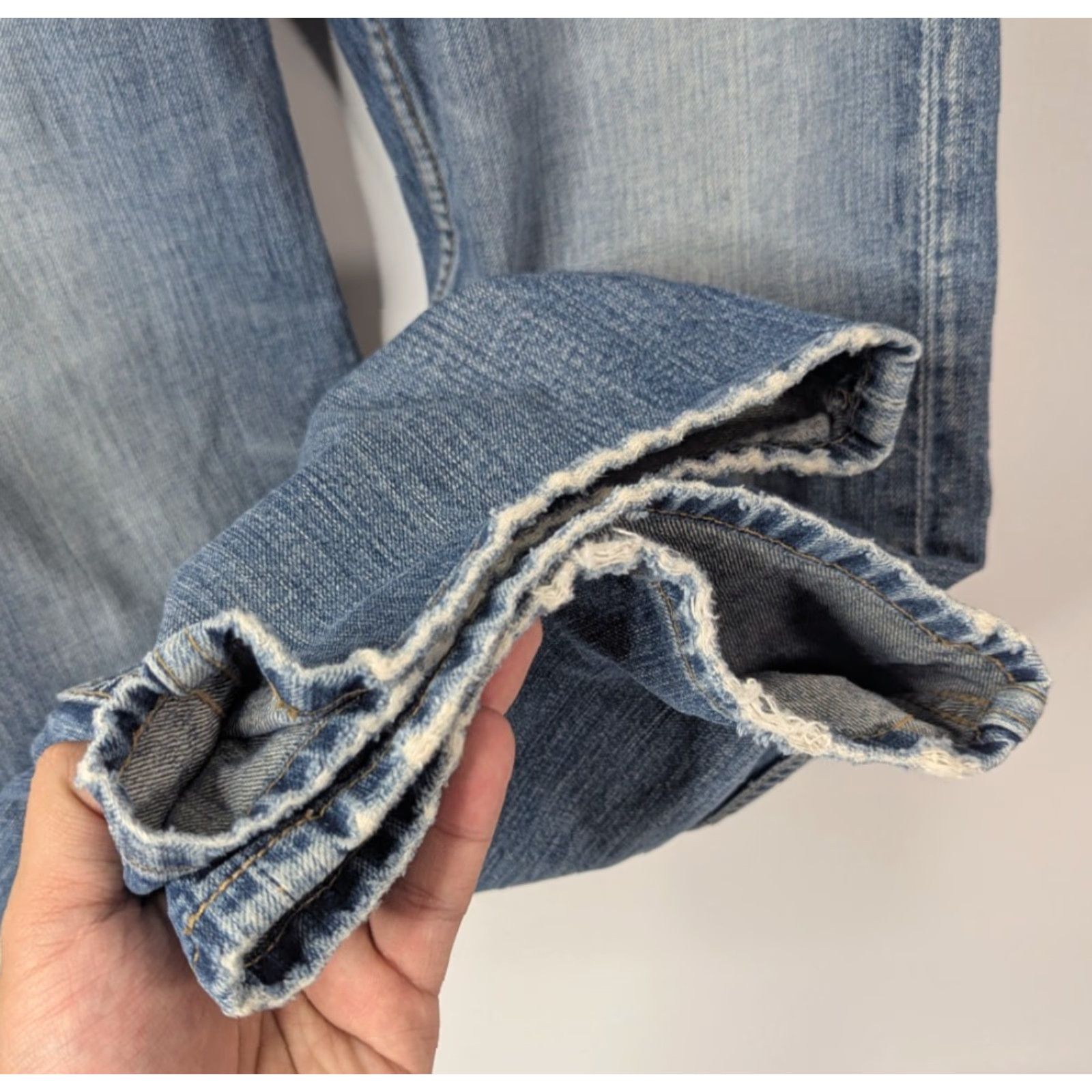 Vintage VINTAGE Buckle Jeans Womens 30x30 Bootcut Flares Mid Rise Blue Denim Cotton Blend, Cotton Advanced Search: Buckle Bke Jeans, Bootcut, Mid Rise, Flared Size 30" / US 8 / IT 44 - 4 Thumbnail