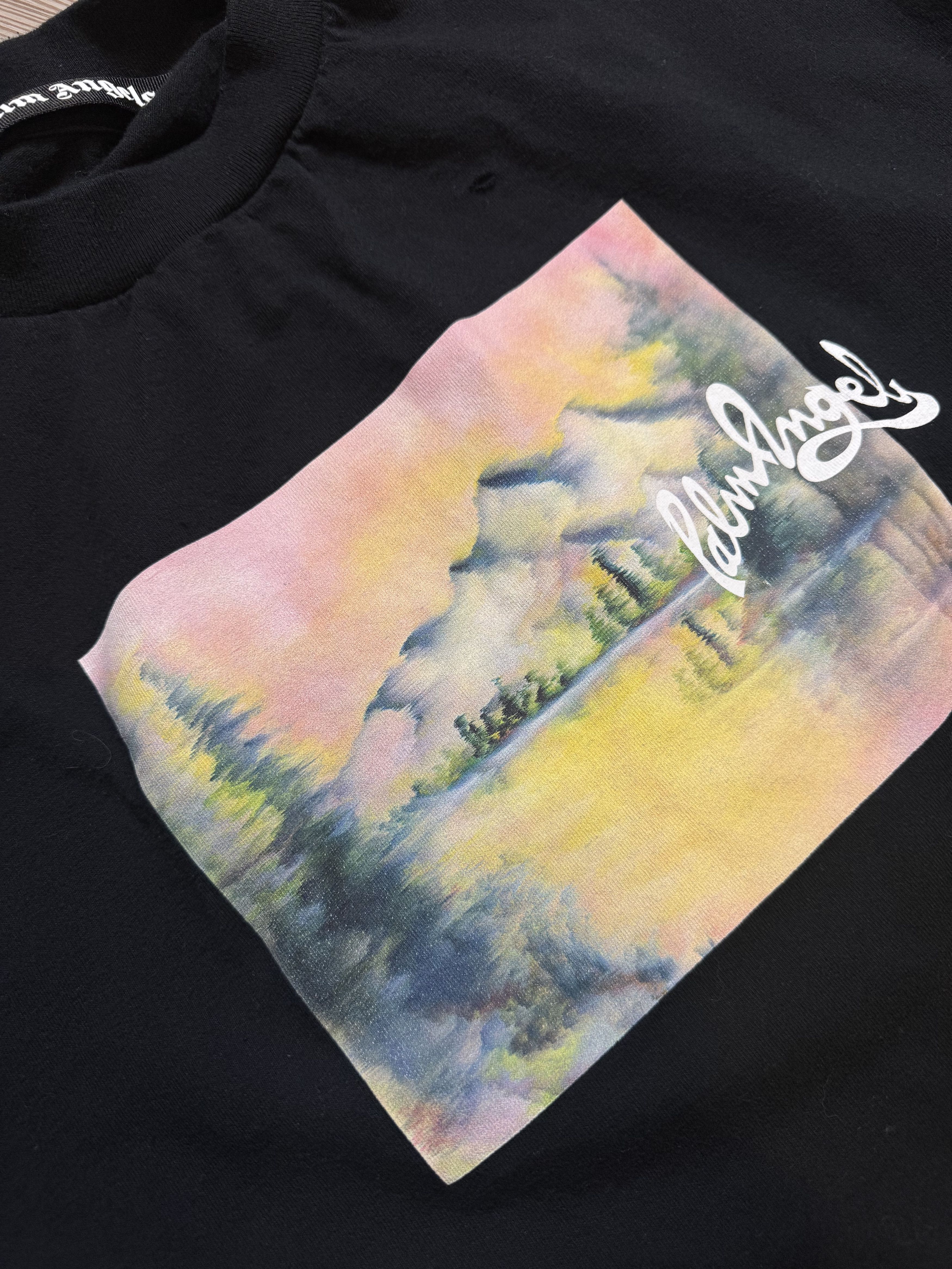 Palm Angels Mountain Panorama Short Sleeve T-Shirt Size US XL / EU 56 / 4 - 2 Thumbnail