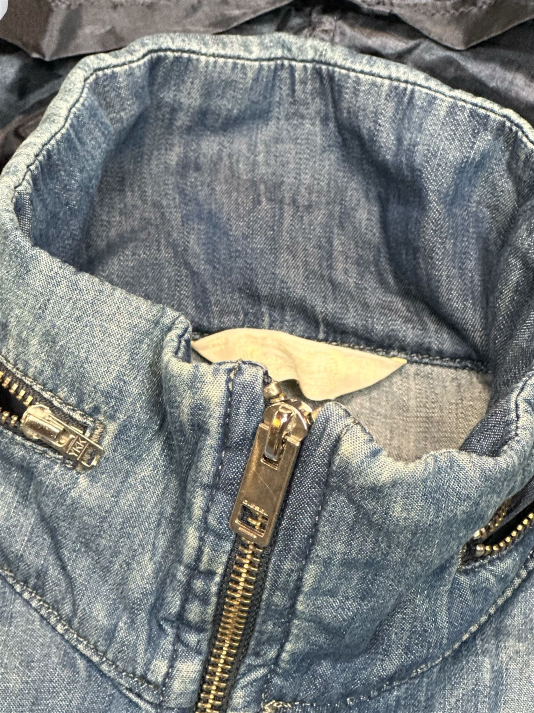 Diesel Diesel denim jeans vintage zipper jacket Size US S / EU 44-46 / 1 - 3 Thumbnail