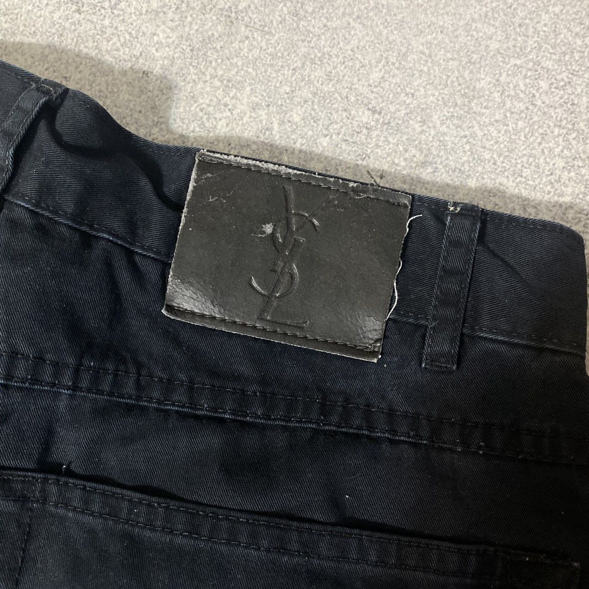 Yves Saint Laurent Black YSL Jeans Pants Yves Saint Laurent Jeans Size US 30 / EU 46 - 4 Thumbnail