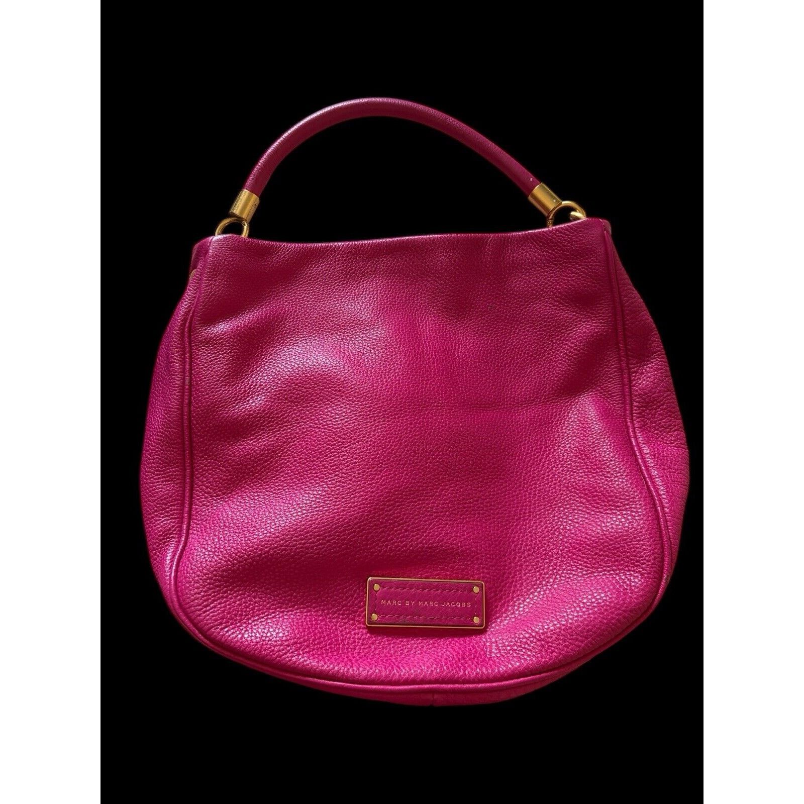Marc Jacobs Marc Jacobs Classic Hillier Leather Hobo Bag Pink Dust bag Size ONE SIZE - 2 Thumbnail