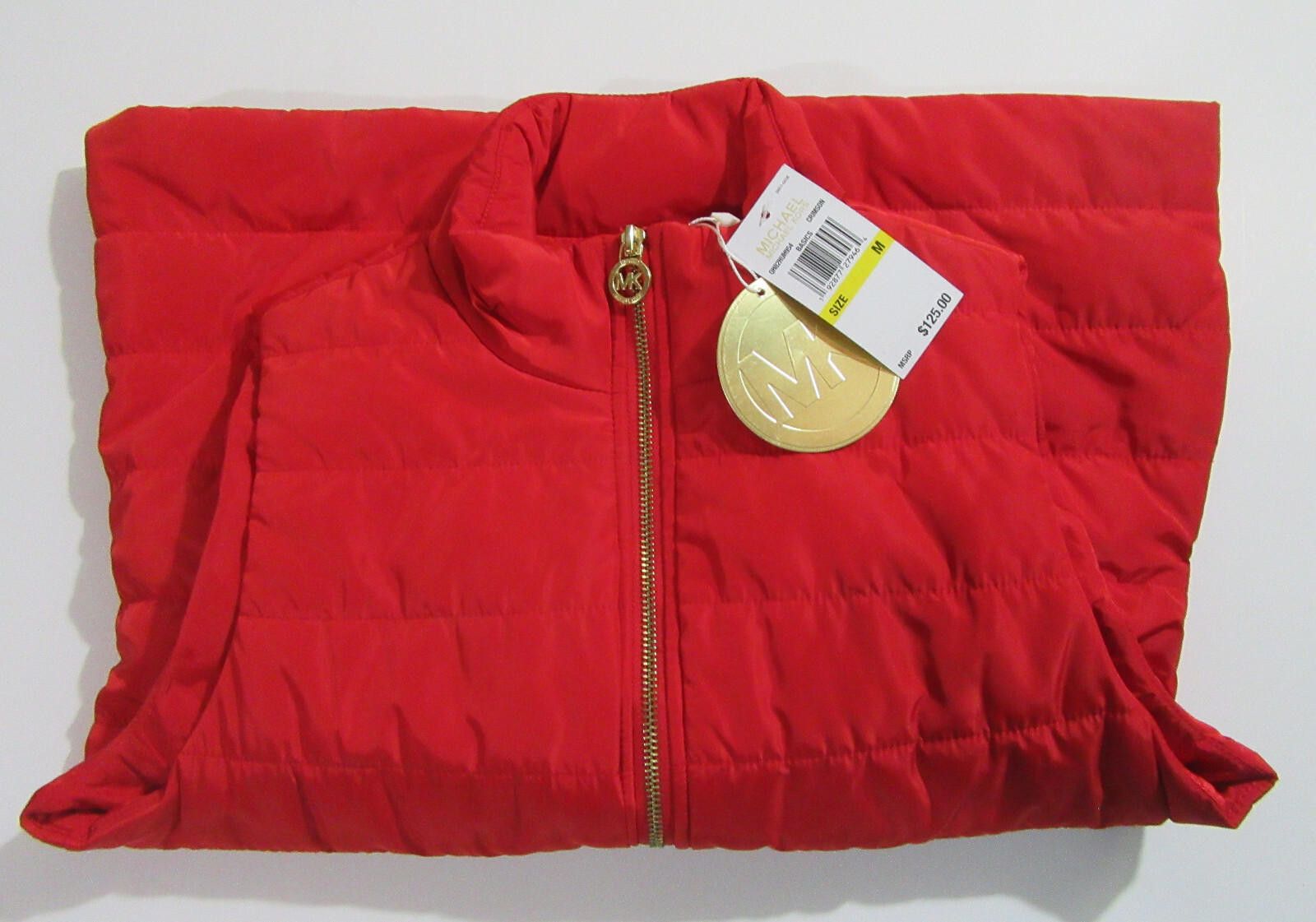 Michael Kors Michael Kors Womens Puffer Vest Jacket Crimson Red M NWT Size M / US 6-8 / IT 42-44 - 2 Thumbnail