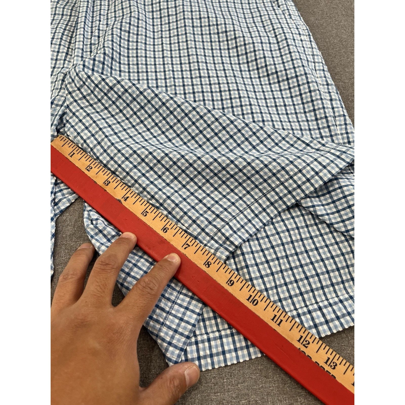 Peter Millar Peter Millar Shorts Mens 42 Blue Seersucker Crown Sport Golf Size US 42 / EU 58 - 7 Thumbnail