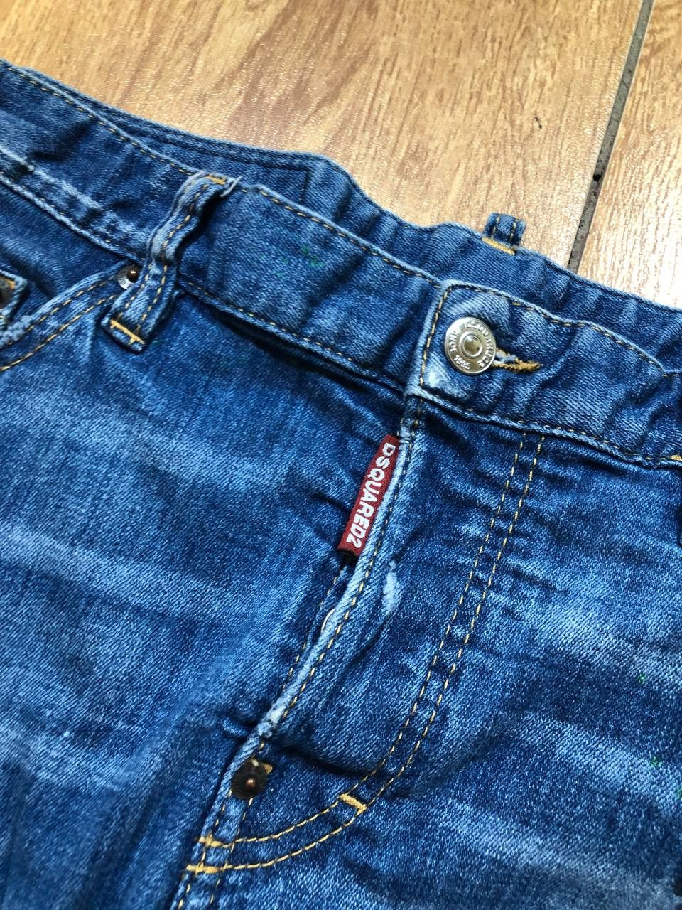 Dsquared2 Dsquared2 Jeans Slim Tapered Denim Distressed Paint Spots Size US 32 / EU 48 - 12 Thumbnail