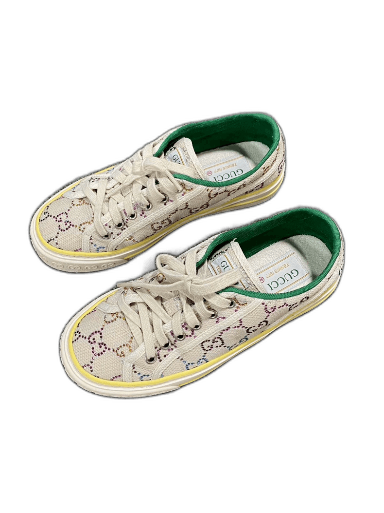 Gucci Colorful Full Diamond Sneakers 1977 GUCCI Size US 6 / IT 36 - 1 Thumbnail