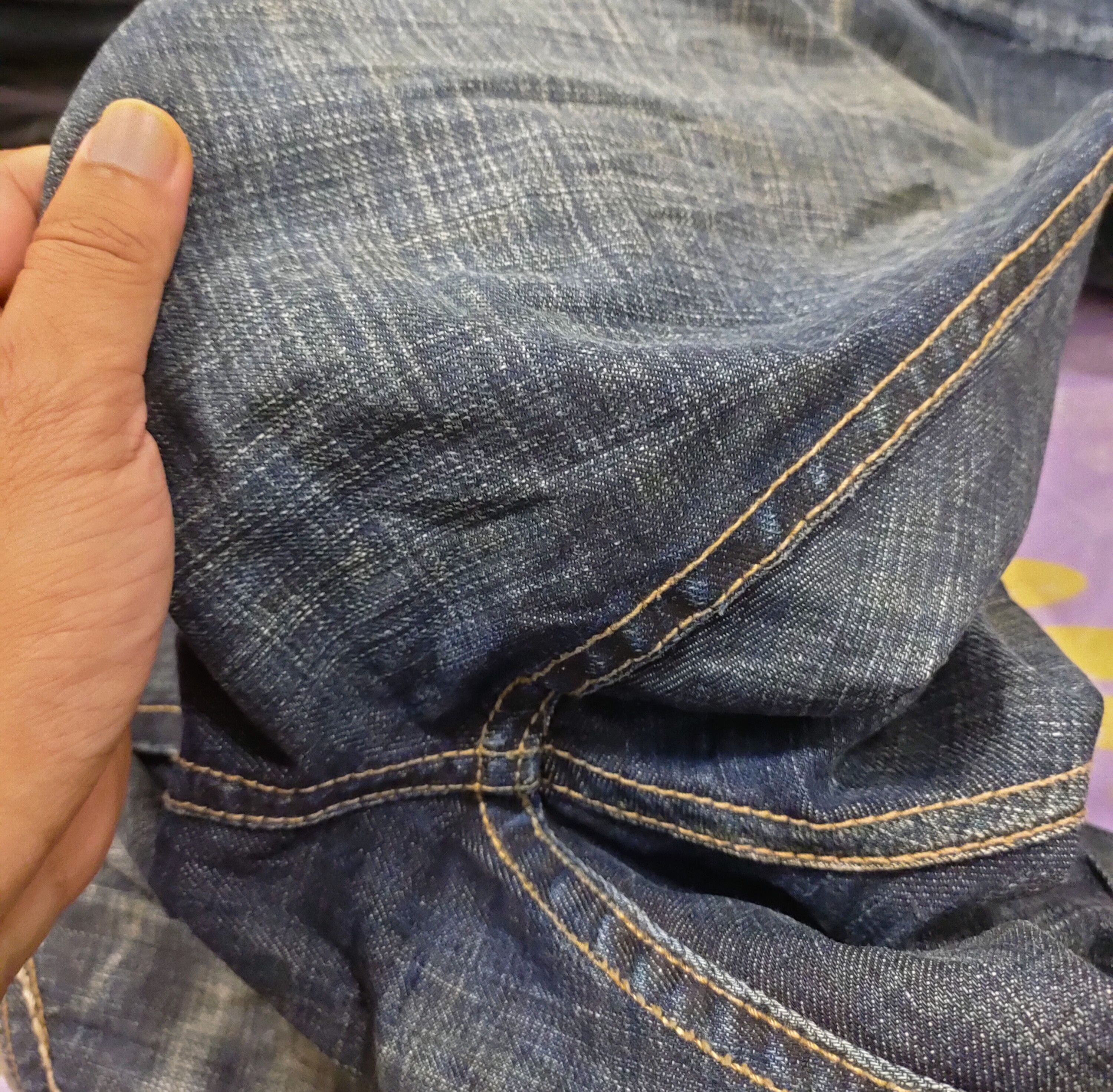 Tribal Streetwear 💥 Tough Jeansmith Machine Gun Flared Denim💥 Size US 36 / EU 52 - 13 Thumbnail