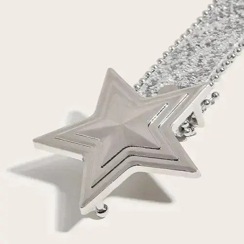 Other Y2k Star Buckle silver Belt Size ONE SIZE - 3 Thumbnail