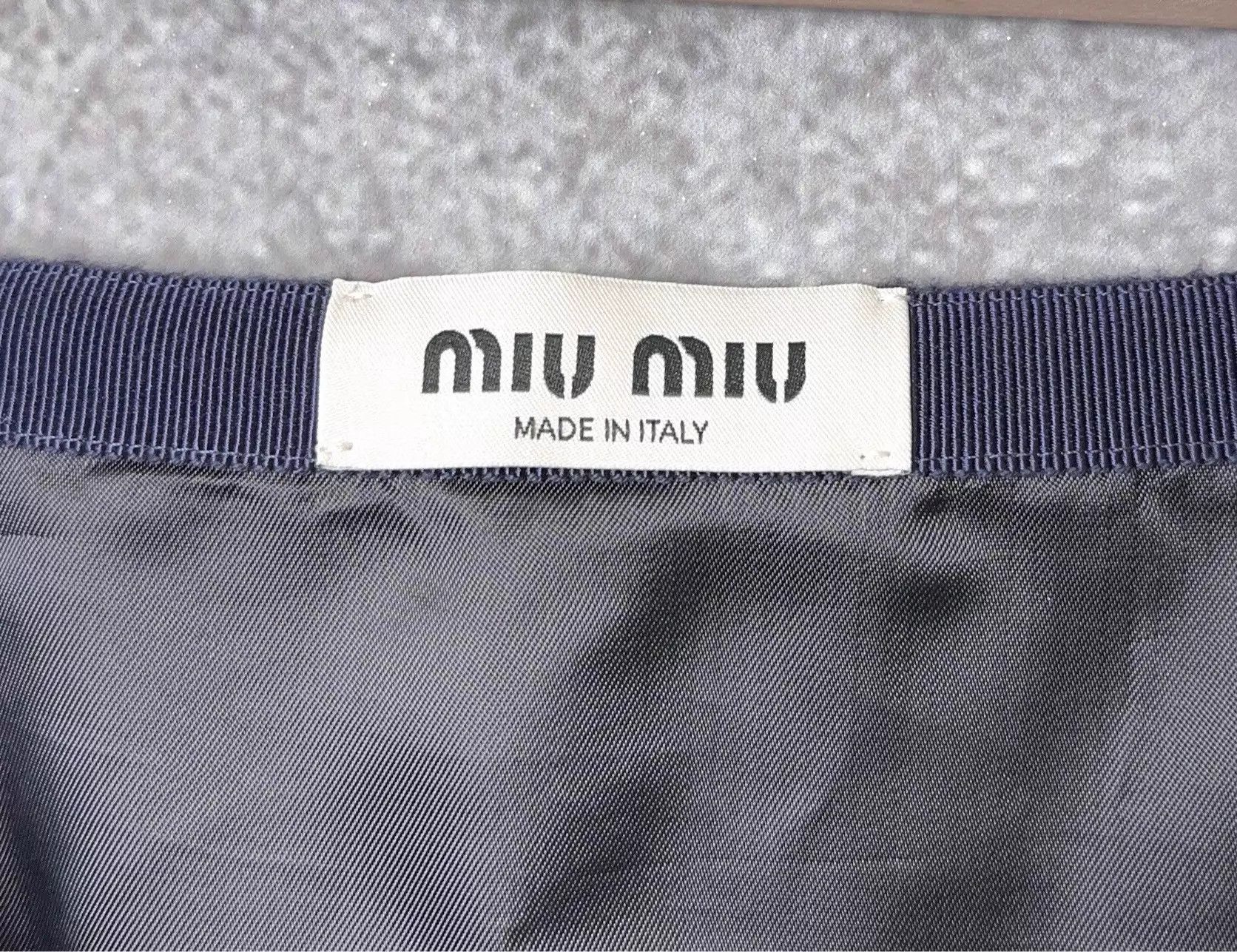 Miu Miu MIU MIU women's short skirt Size 27" / US 4 / IT 40 - 6 Thumbnail