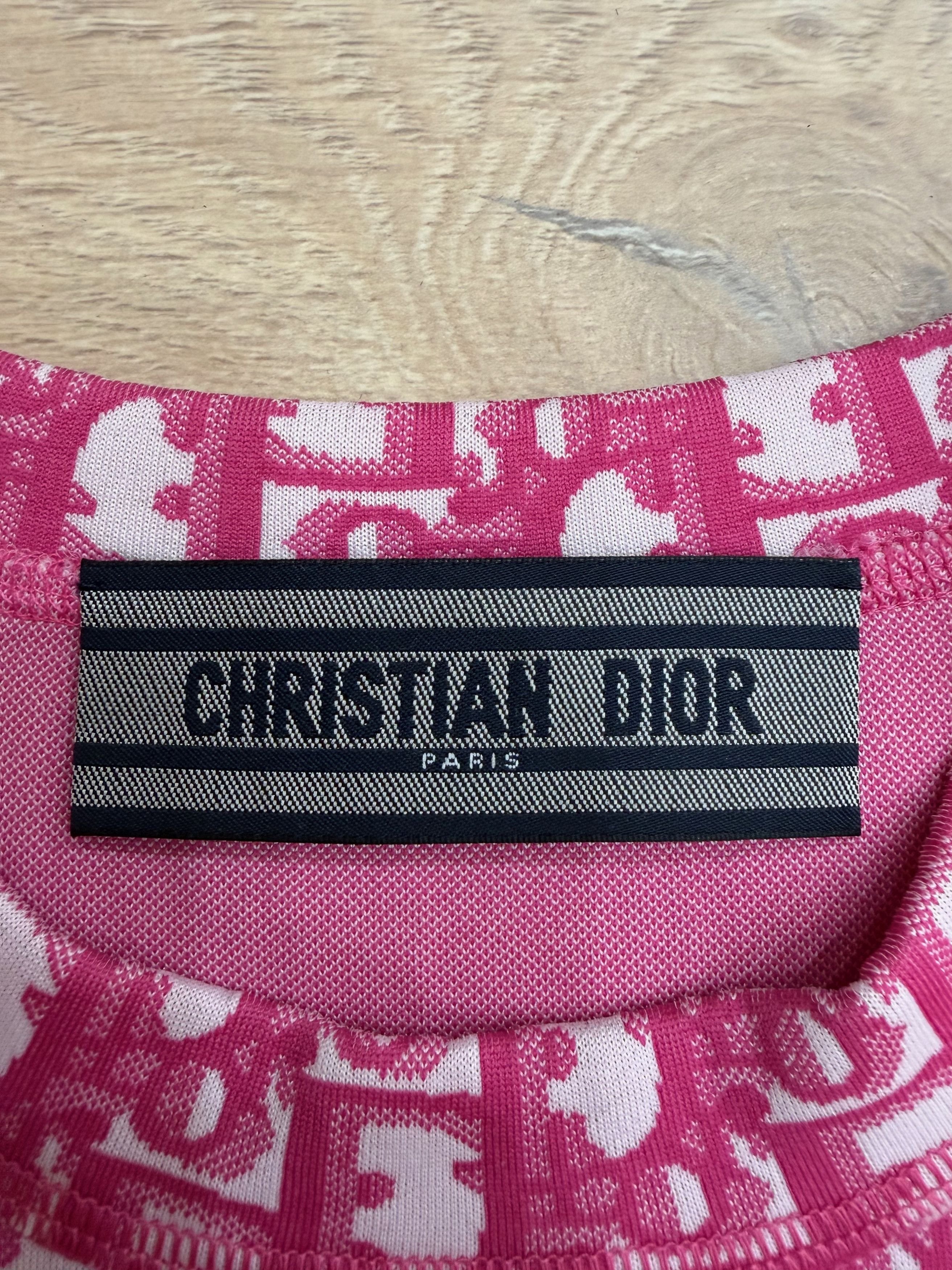 Dior Dior Jacquard Oblique Logo Top Short Sleeve Zipper Shirt 34 Size XXS / US 00 / IT 34 - 12 Thumbnail