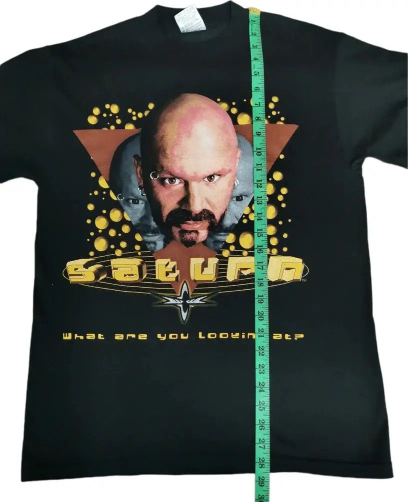 Vintage Vintage Perry Saturn 90's Wrestling Tee Rock Undertaker Size US M / EU 48-50 / 2 - 4 Thumbnail