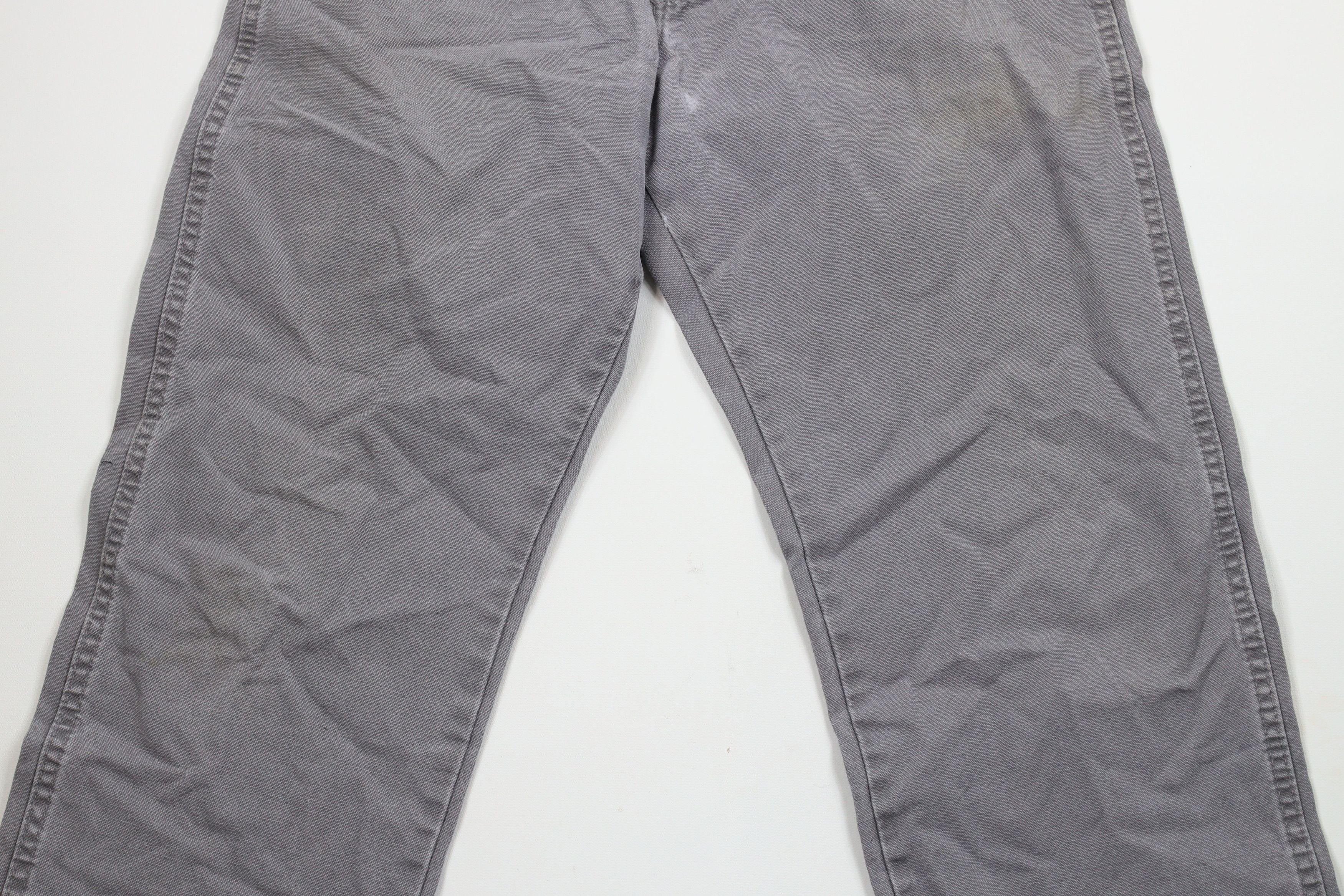 Dickies × Vintage Vintage Dickies Spell Out Relaxed Fit Canvas Pants Gray Size US 34 / EU 50 - 3 Thumbnail