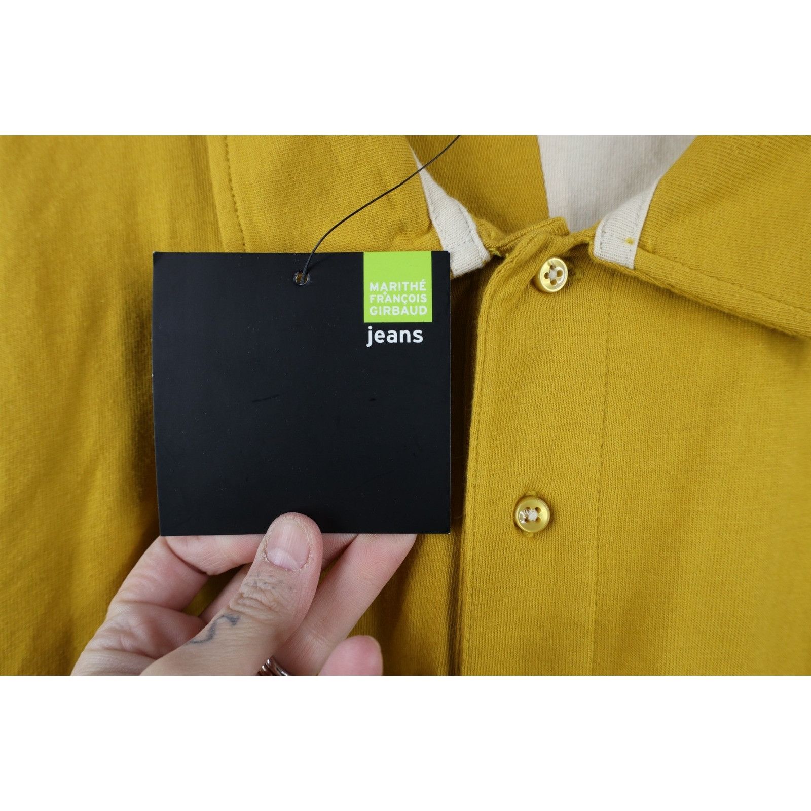 Marithe + Francois Girbaud × Vintage Deadstock Vintage 90s Marithe Francois Girbaud Polo 3XL Size US XXL / EU 58 / 5 - 4 Thumbnail
