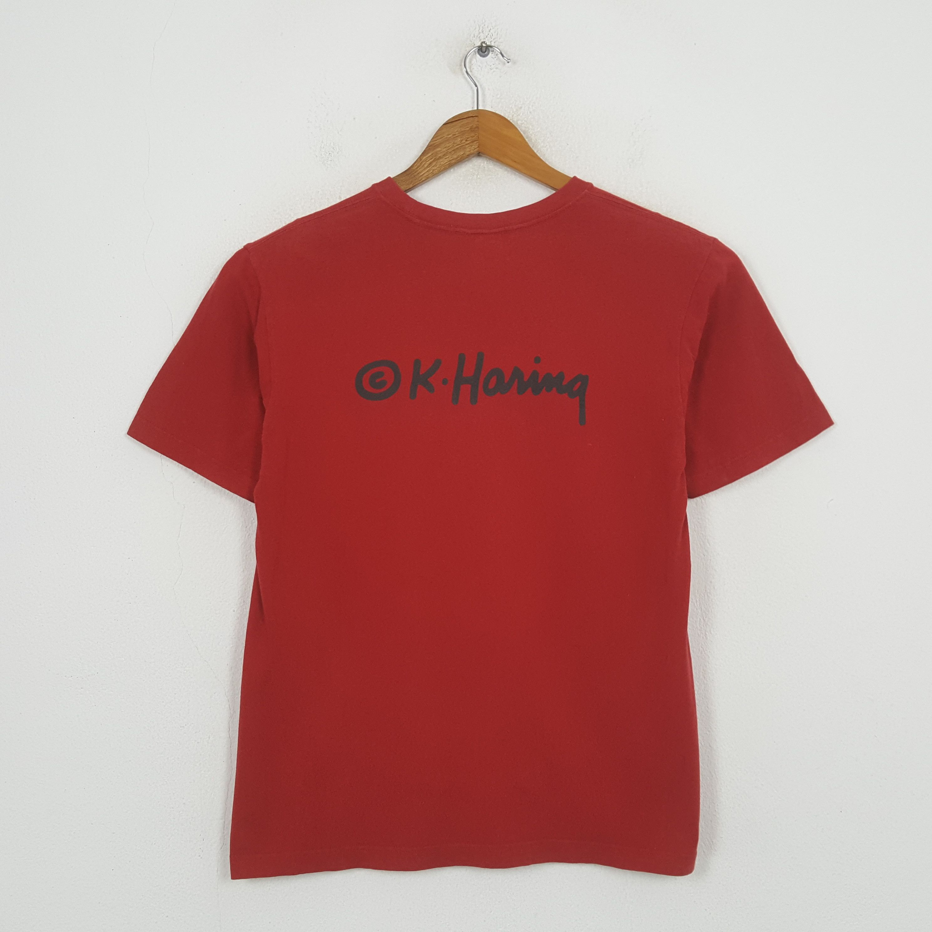 Keith Haring Vintage Keith Haring American Pop Art Artist T-Shirt C301N59 Size US M / EU 48-50 / 2 - 3 Thumbnail