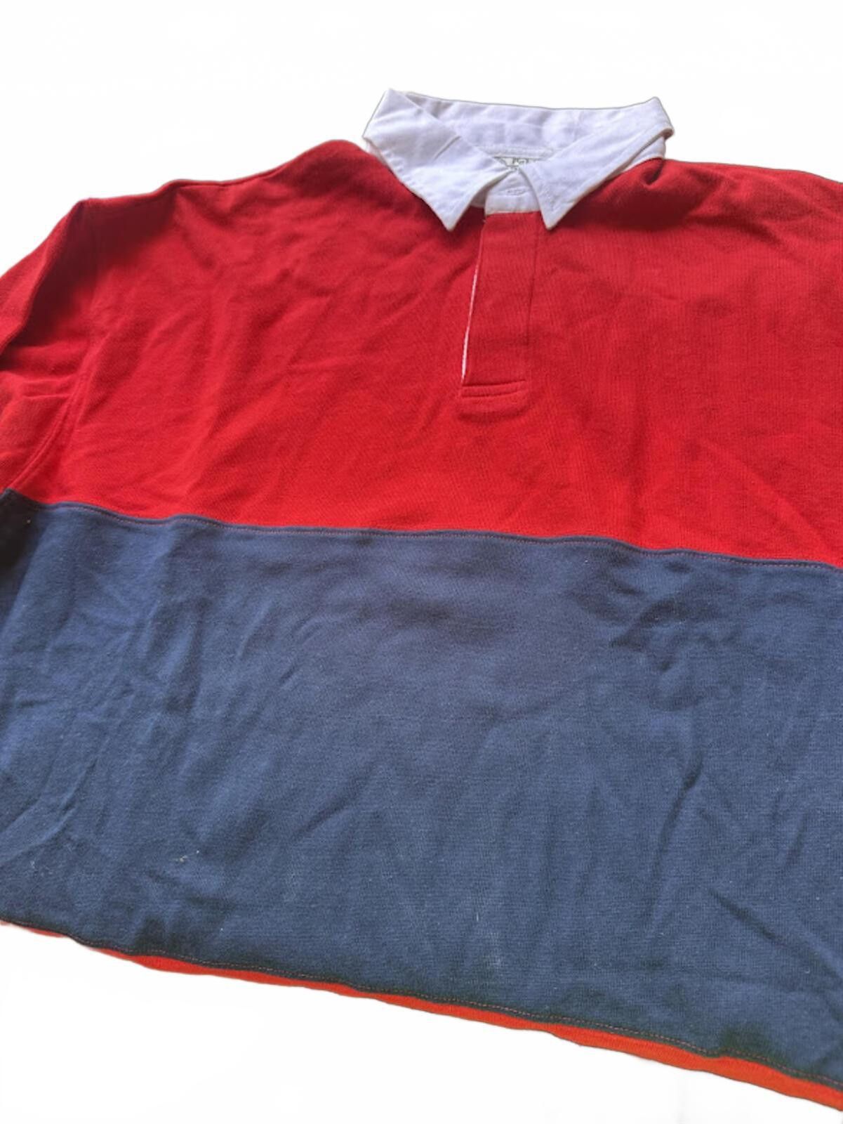 Lone Cypress By Pebble Beach Pebble Beach Rugby Shirt Red Navy Medium Size US M / EU 48-50 / 2 - 5 Thumbnail
