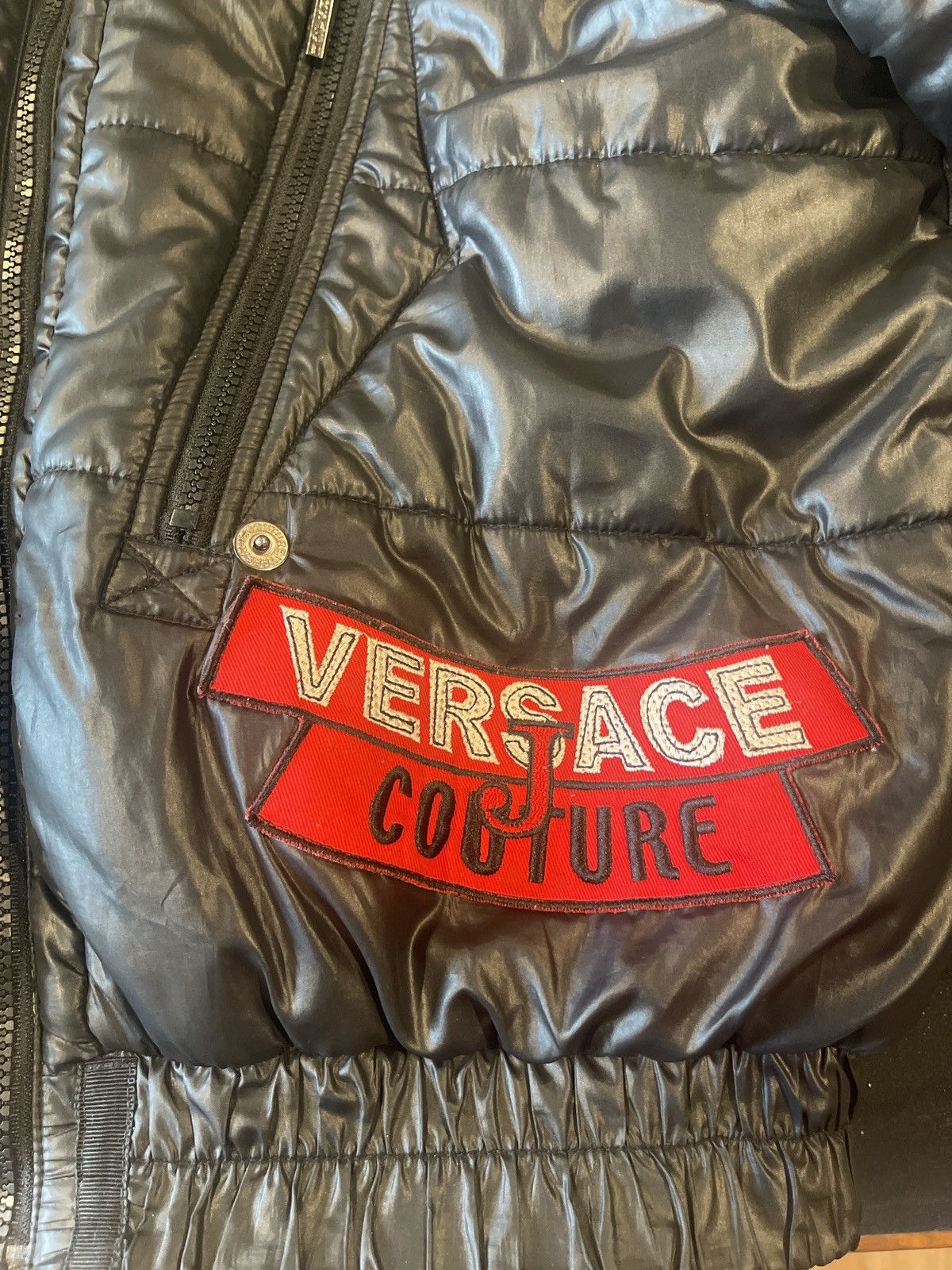 Versace × Vintage *Extremely Rare* Cropped Versace Winter Jacket (2006) Size US XL / EU 56 / 4 - 4 Thumbnail
