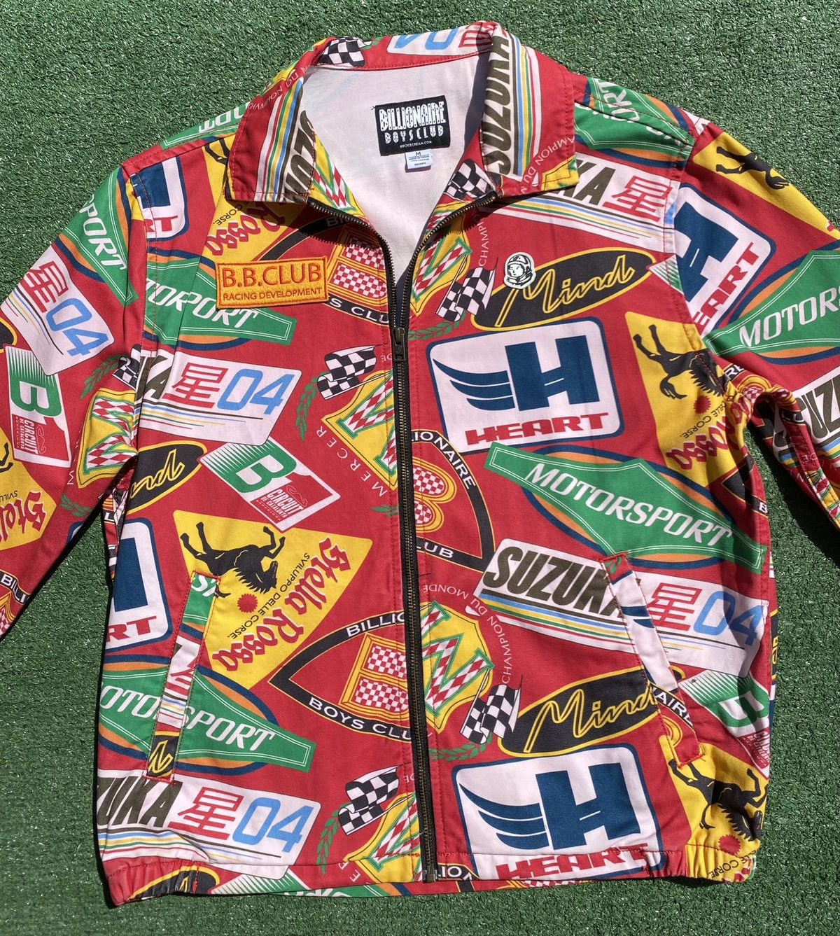 Billionaire Boys Club Billionaire Boys Club BB Motorsport Logos Jacket Mens Med Size US M / EU 48-50 / 2 - 3 Thumbnail