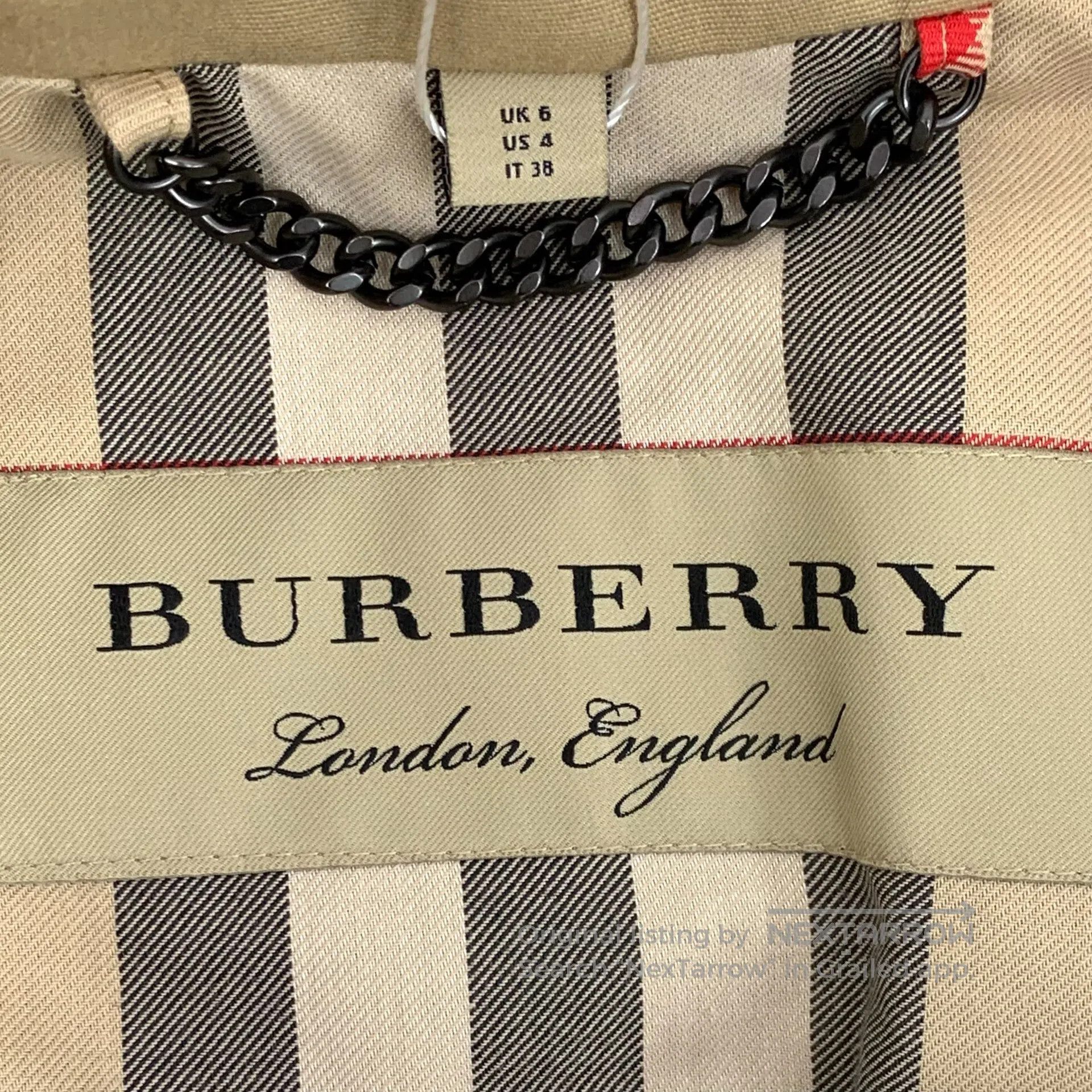 Burberry Burberry Brown double-breasted long sleeve belt windbreake Size XS / US 0-2 / IT 36-38 - 5 Thumbnail