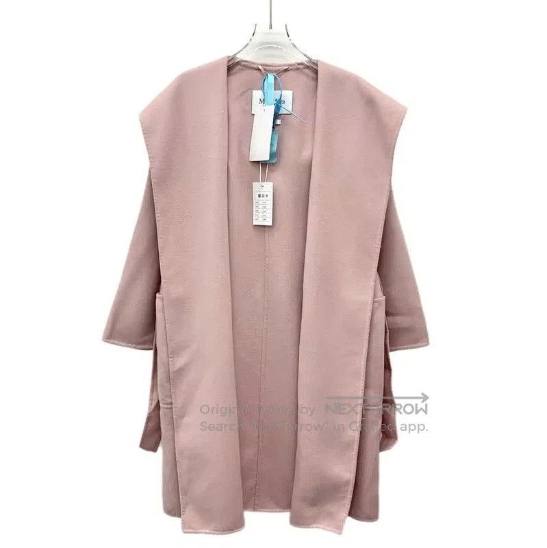 Max Mara MaxMara Pink Wool Women's Coat . Size XXS / US 00 / IT 34 - 1 Thumbnail