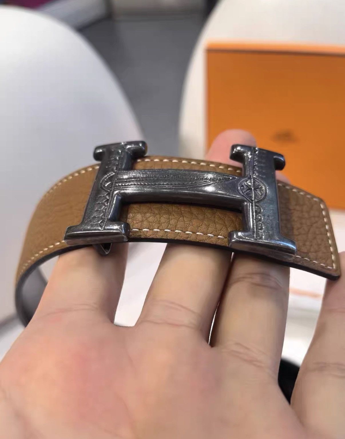 Hermes Hermès vintage limited-edition belt J38 Size ONE SIZE - 7 Thumbnail
