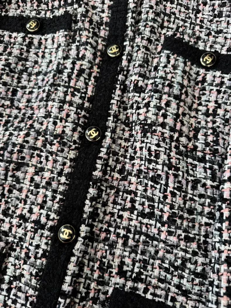 Chanel Chanel Black mixed colour woven four-pocket stand-up colla Size XS / US 0-2 / IT 36-38 - 4 Thumbnail