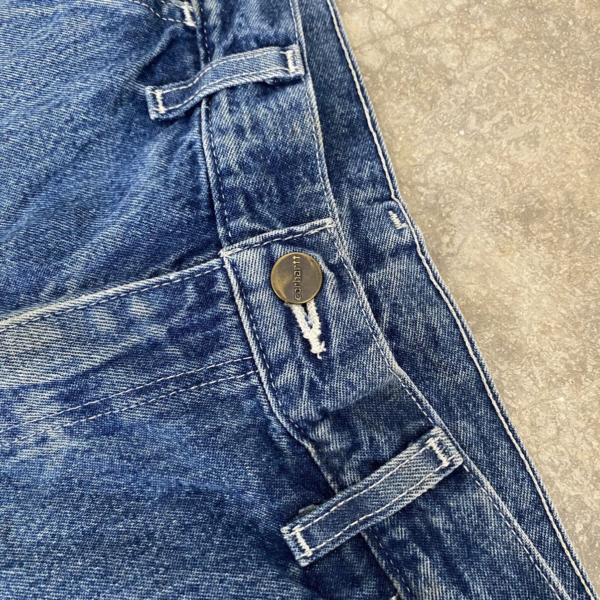 Carhartt Vintage Carhartt Faded Blue Carpenter Work Denim Jeans Size US 30 / EU 46 - 9 Thumbnail