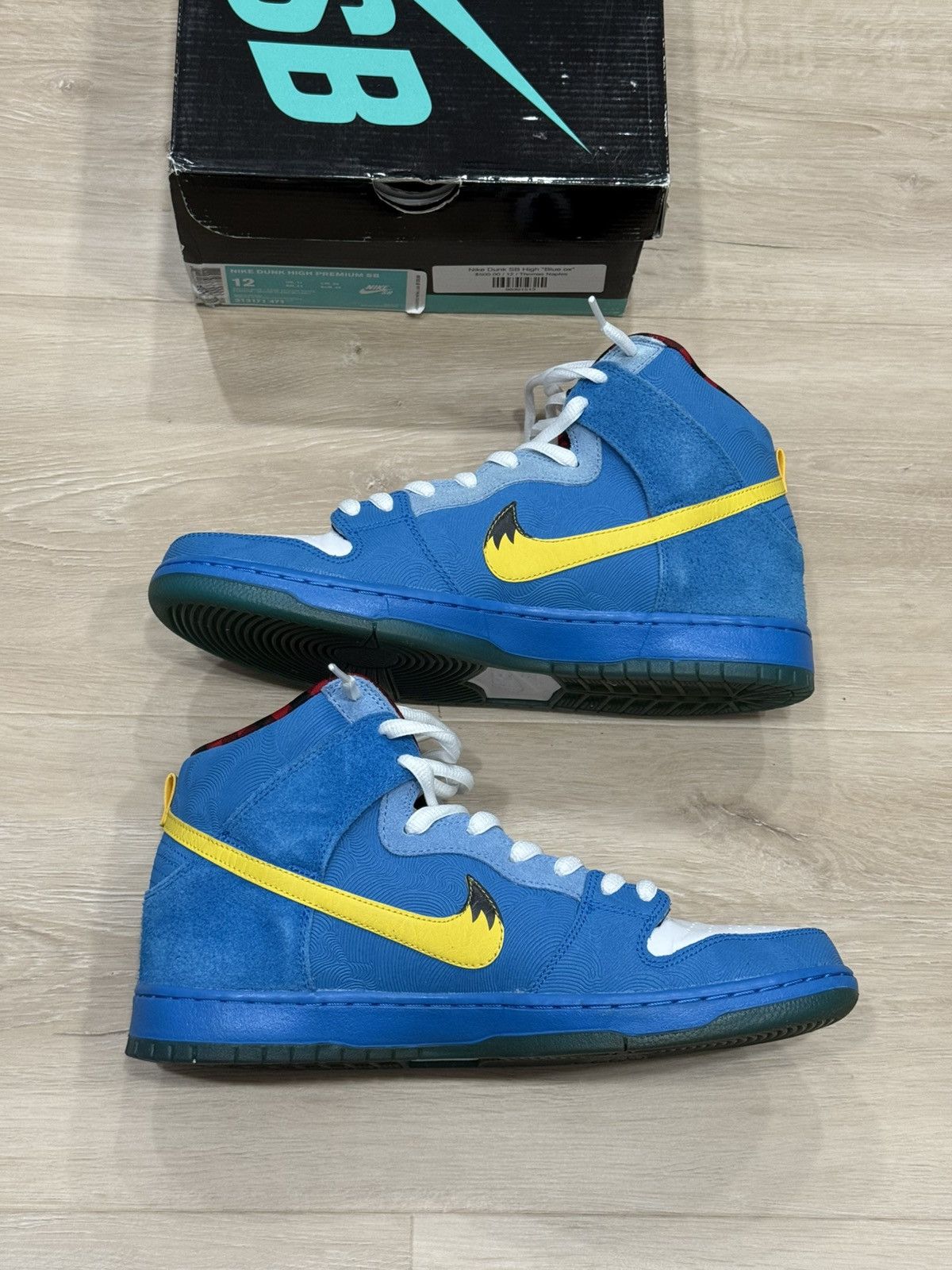 Nike Nike SB Dunk High Familia Blue Ox Sneakers Size US 12 / EU 45 - 7 Thumbnail