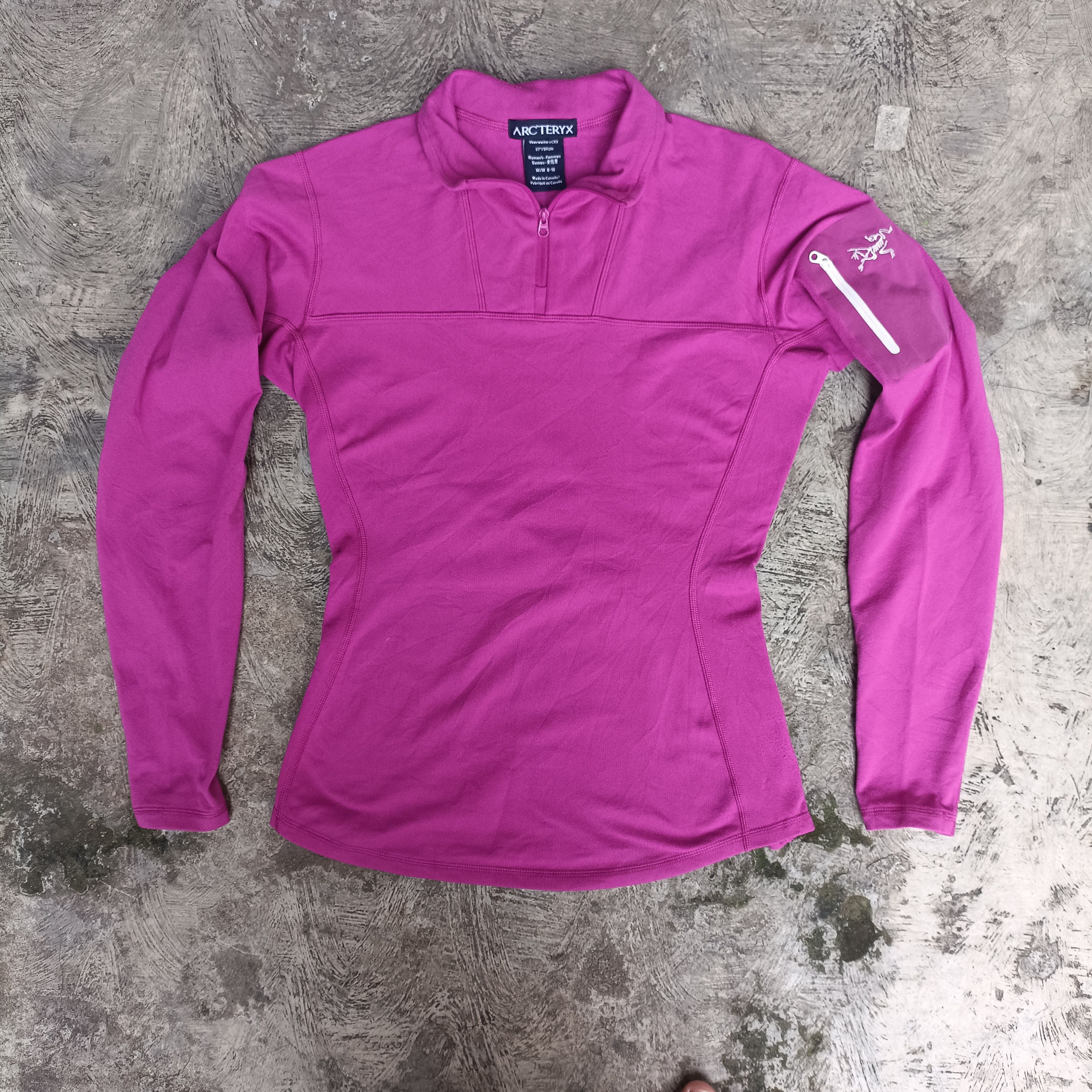 Arc'teryx Arc'teryx Women's thermal Purple Halfzip Size S / US 4 / IT 40 - 2 Thumbnail