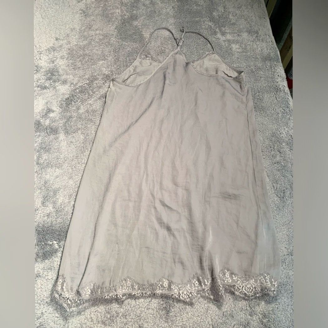 Vintage Aerie Gray Nightgown Slip Dress S Women Regular Size Small Chemise Dress - Gray Slip Nightgown Womens S Size S / US 4 / IT 40 - 7 Thumbnail