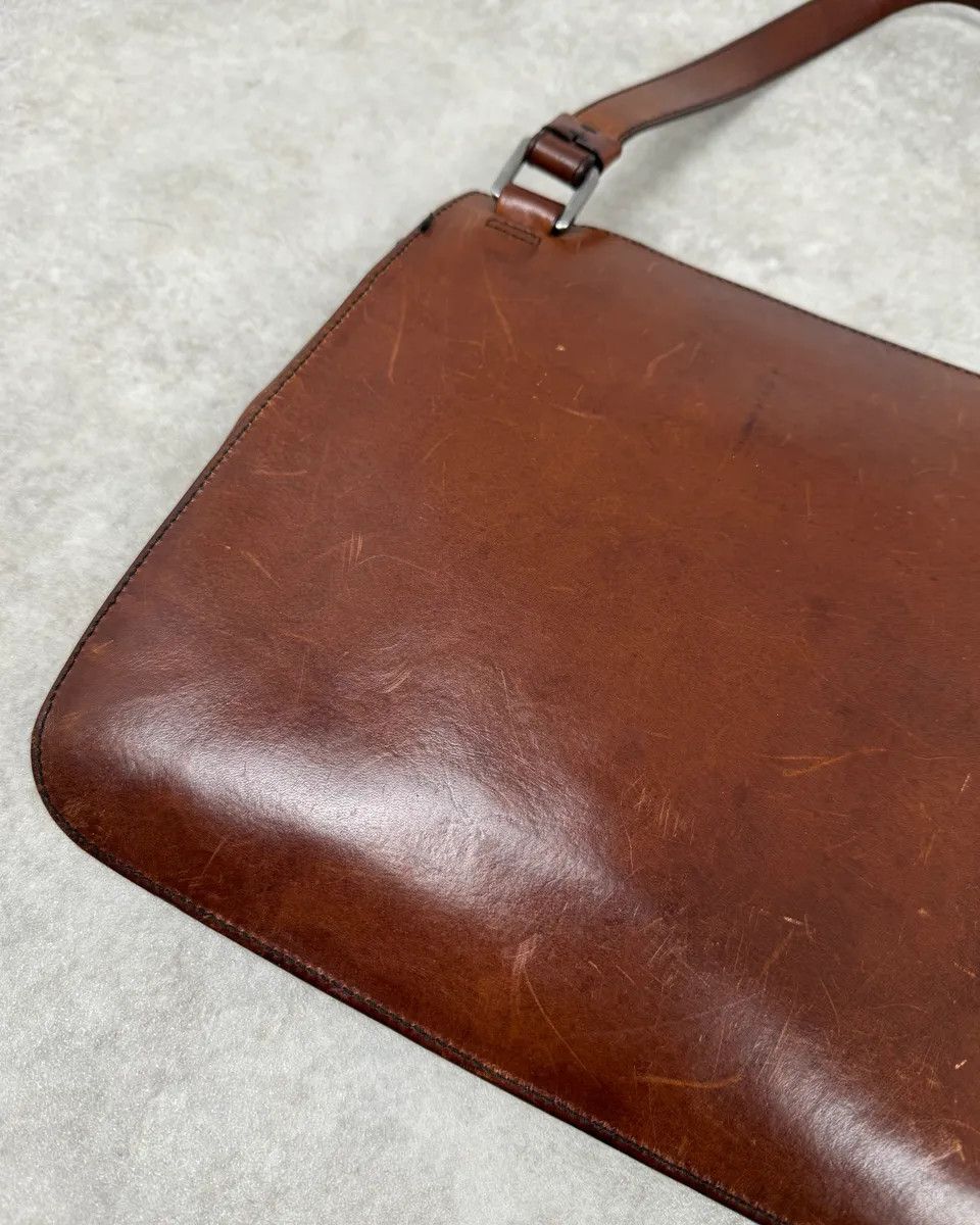 Jil Sander Jil Sander Brown Leather Handle Bag Size ONE SIZE - 9 Thumbnail