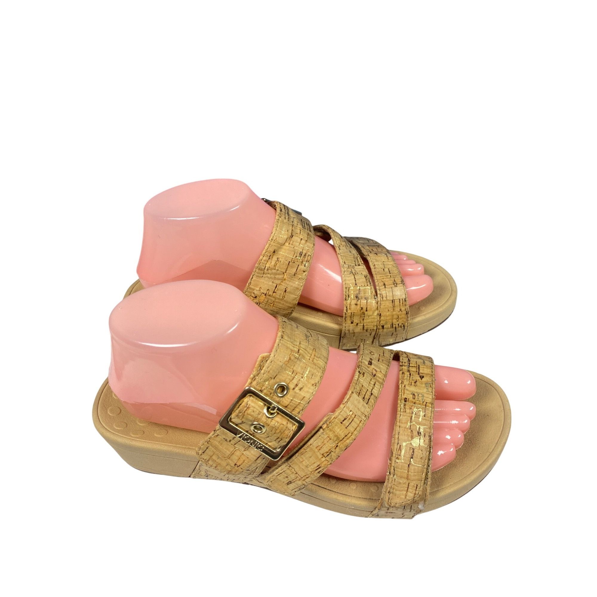Vionic Vionic Pacific Rio Gold Slide On Sandals Women's 8 Size US 8 / IT 38 - 4 Thumbnail