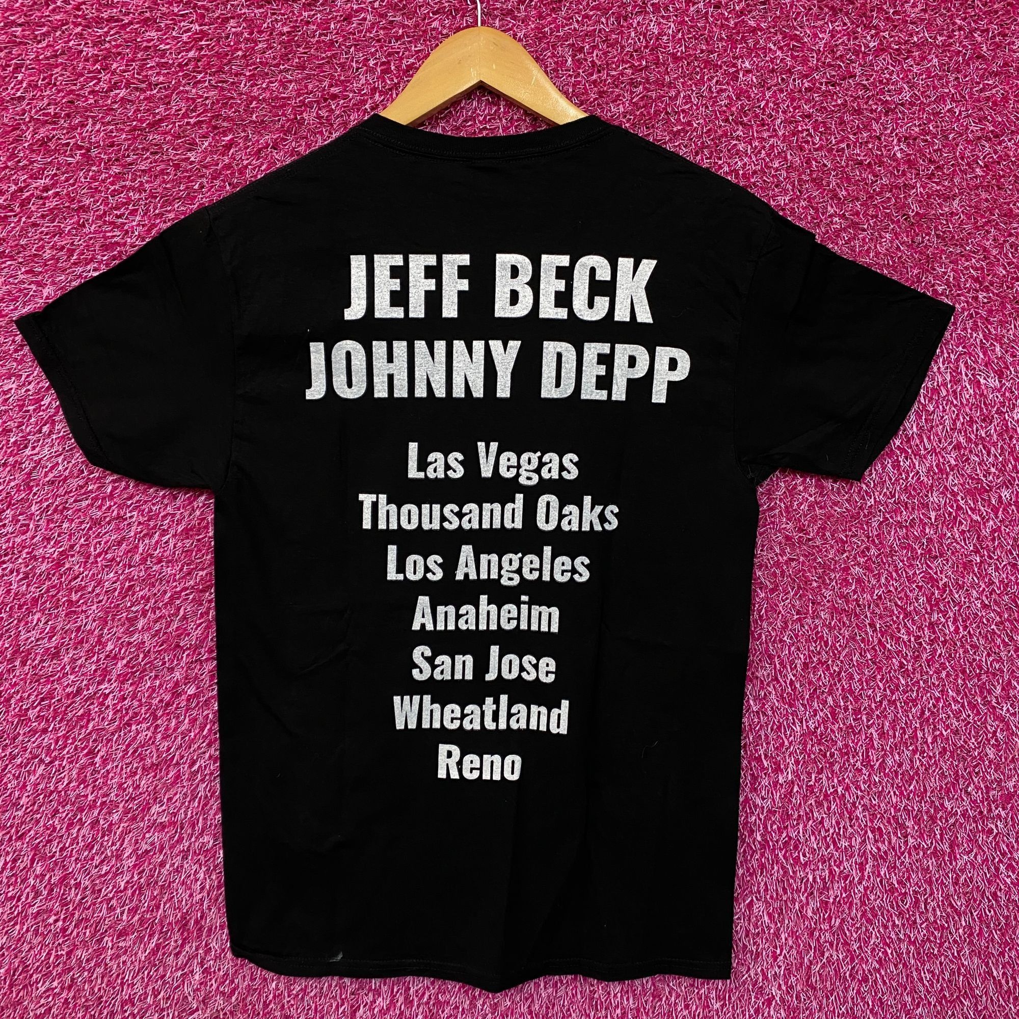 Band Tees × Vintage Jeff Beck Johnny Depp California Nevada Rock Duo Tour Tee S Size US S / EU 44-46 / 1 - 3 Thumbnail