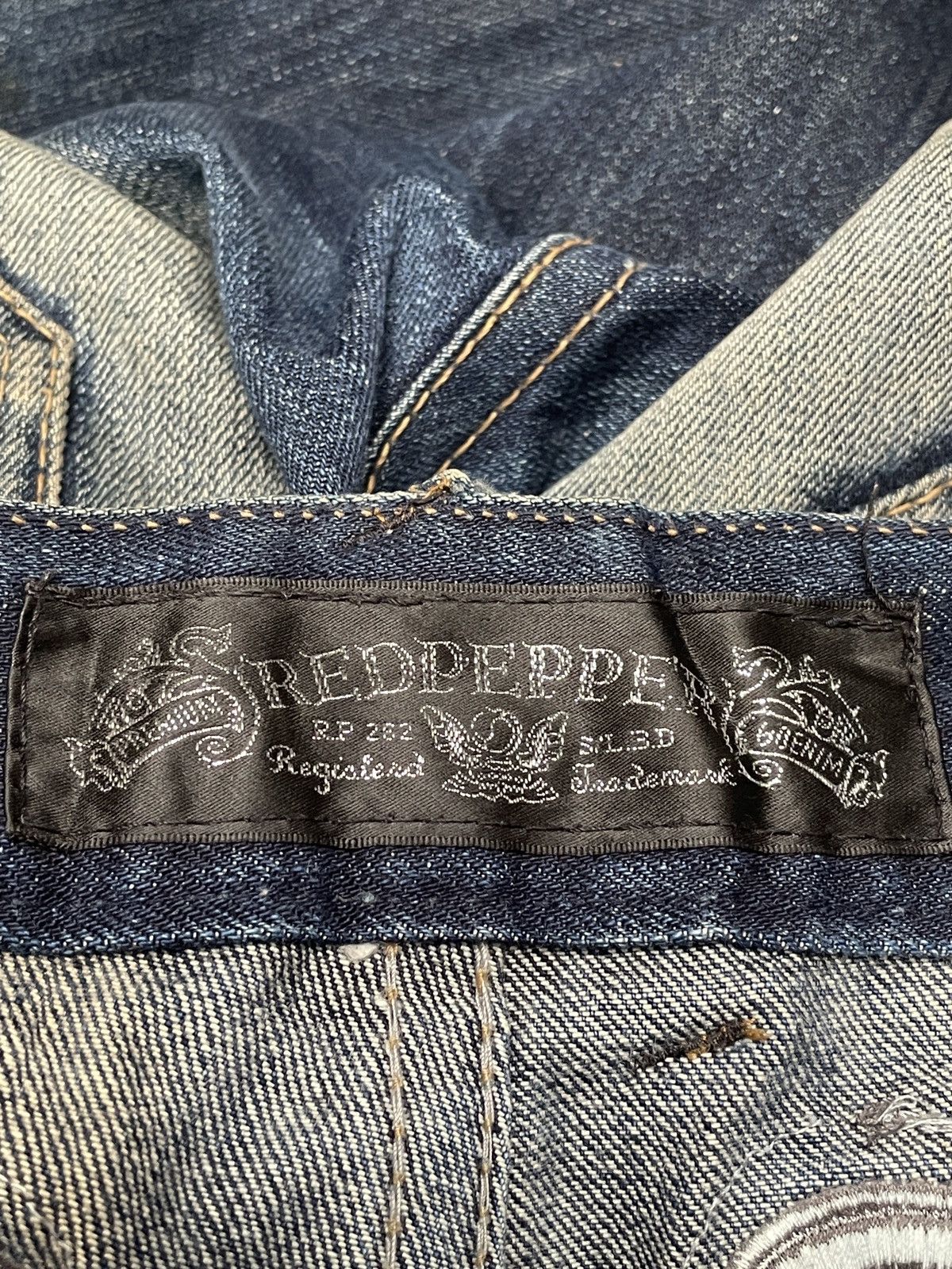 If Six Was Nine Rare Design Vintage Japanese Brand Red Pepper Jeans 2000s Size US 32 / EU 48 - 9 Thumbnail