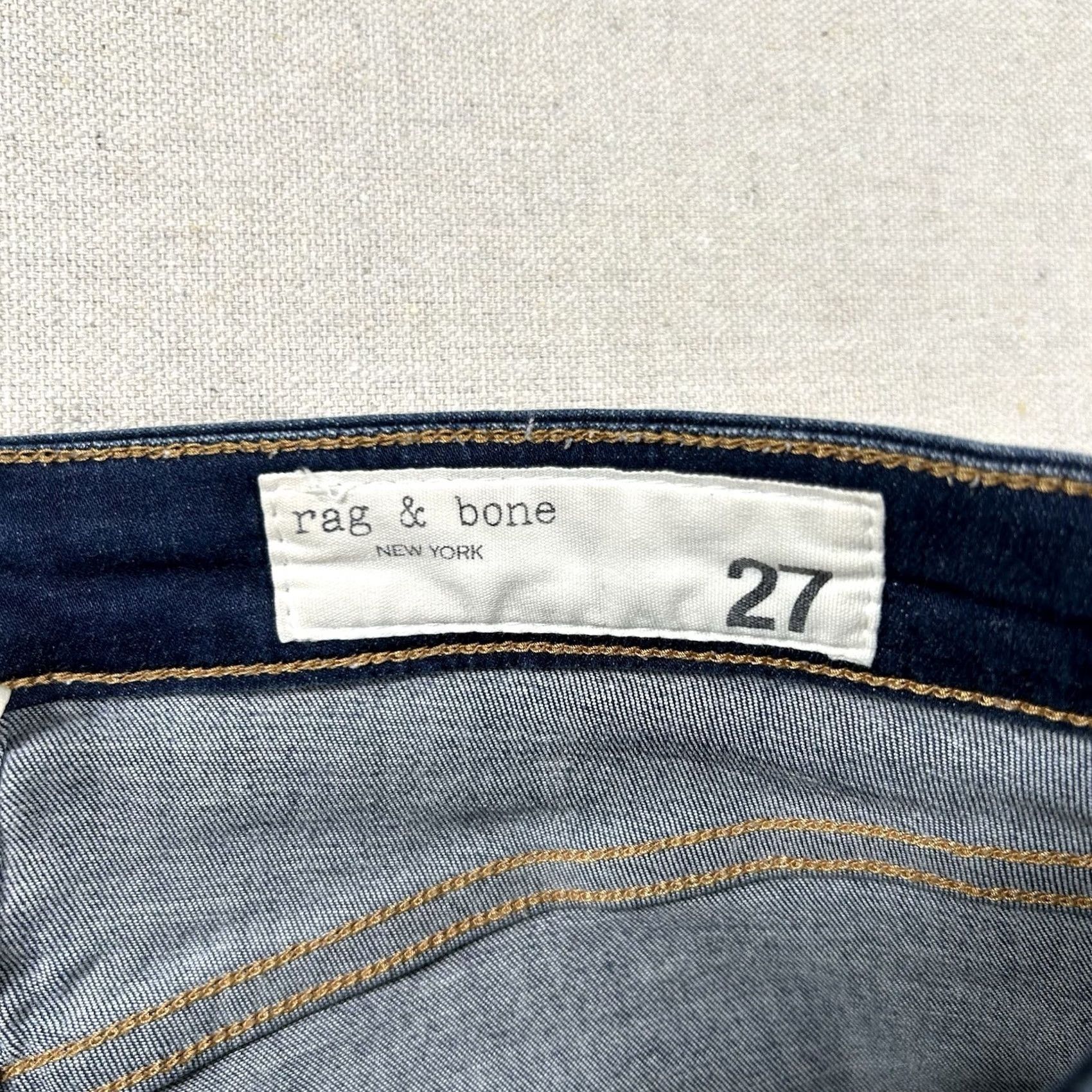 Rag & Bone VINTAGE Rag & Bone Jeans Womens 27 Nina High Rise Ankle Skinny Crop Capri Designer Size 27" / US 4 / IT 40 - 4 Thumbnail