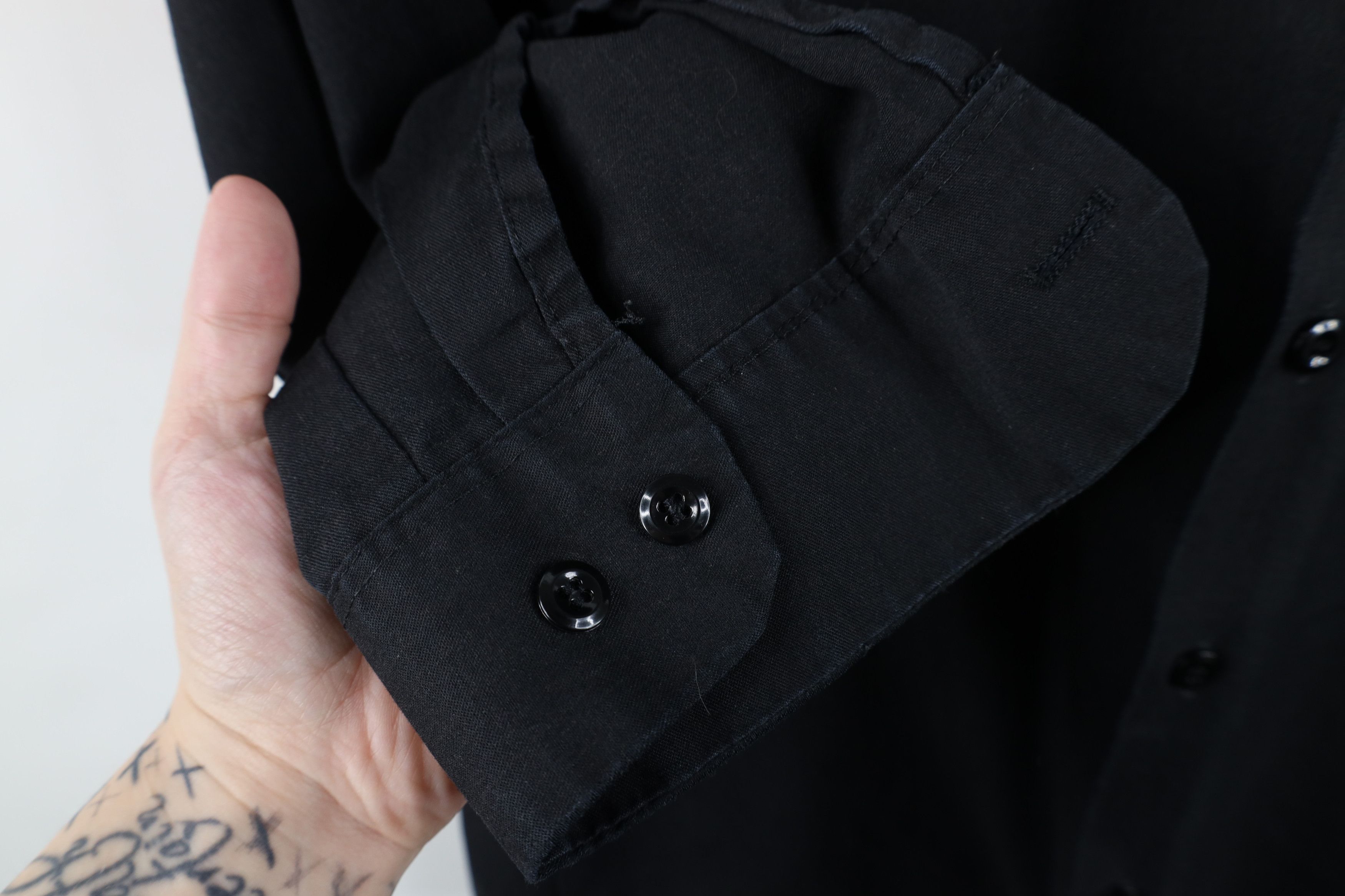 Dickies Vintage 90s Dickies Mechanic Work Button Shirt Black USA Size US M / EU 48-50 / 2 - 8 Thumbnail