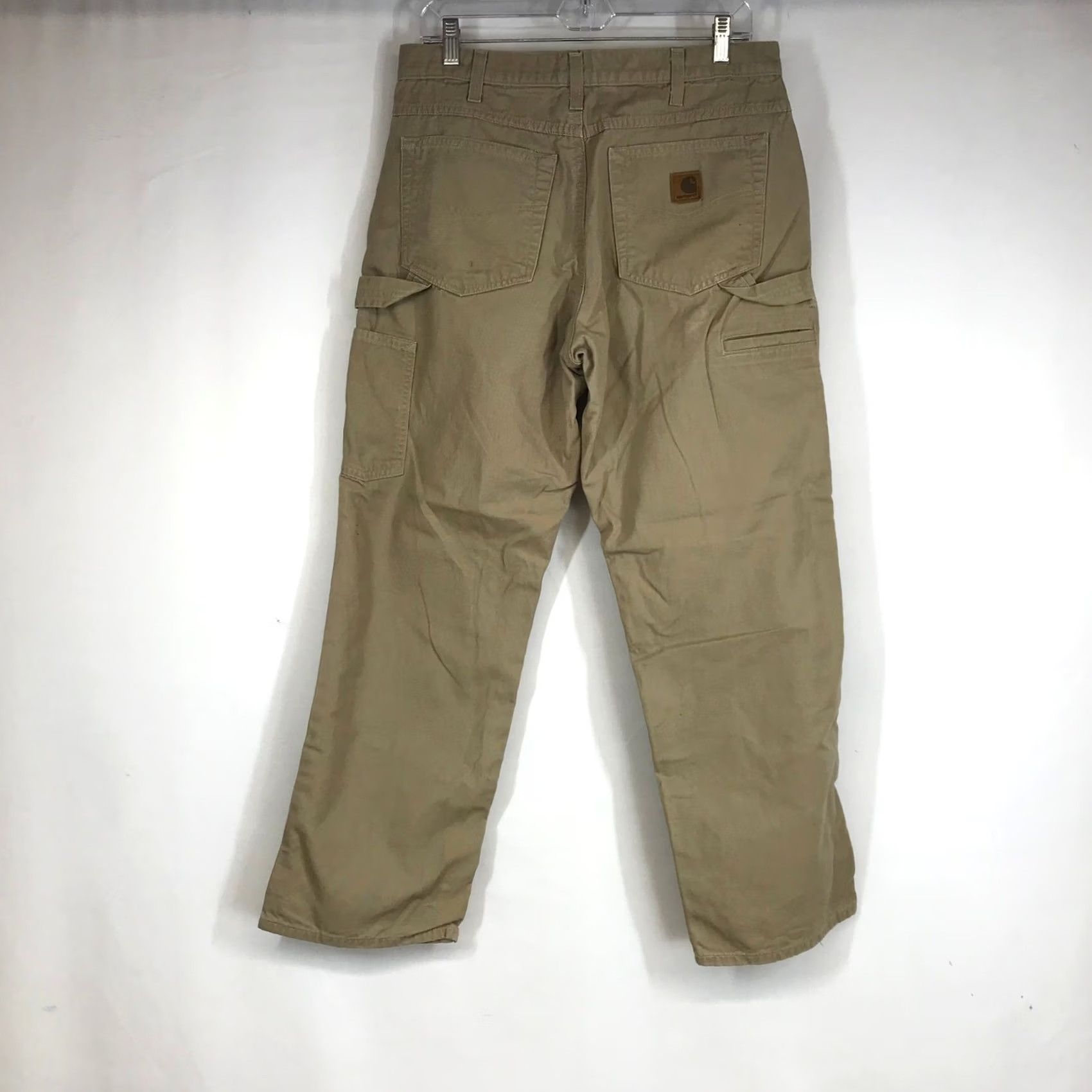 Carhartt Carhartt Loose Fit Carpenter Pants Men Tan Duck Canvas B159 GKH 32x30 Distressed Size 24" / US 00 / IT 34 - 4 Thumbnail