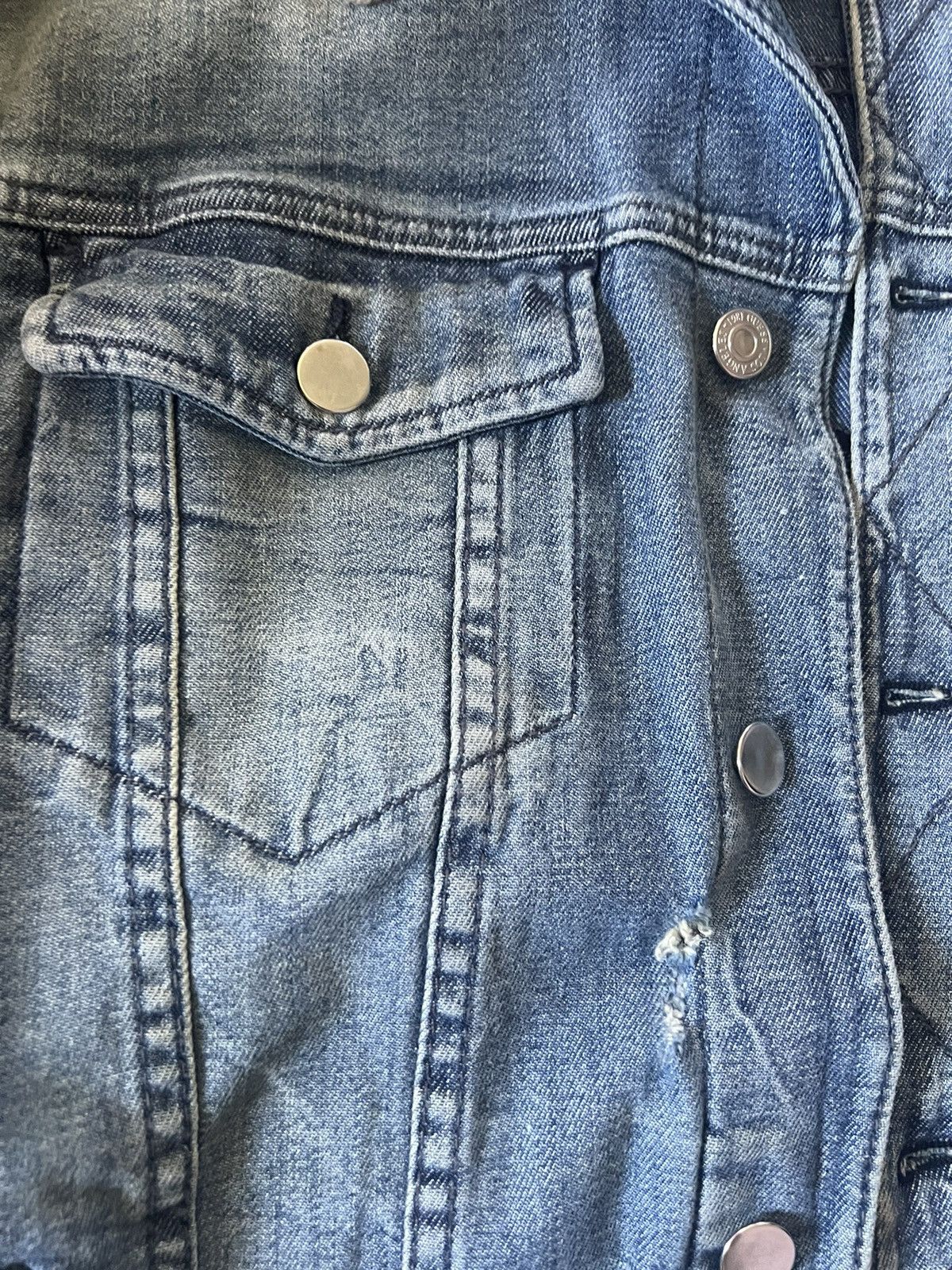 Guess All Or Nothing Rex Denim Jean Jacket Size US M / EU 48-50 / 2 - 8 Thumbnail