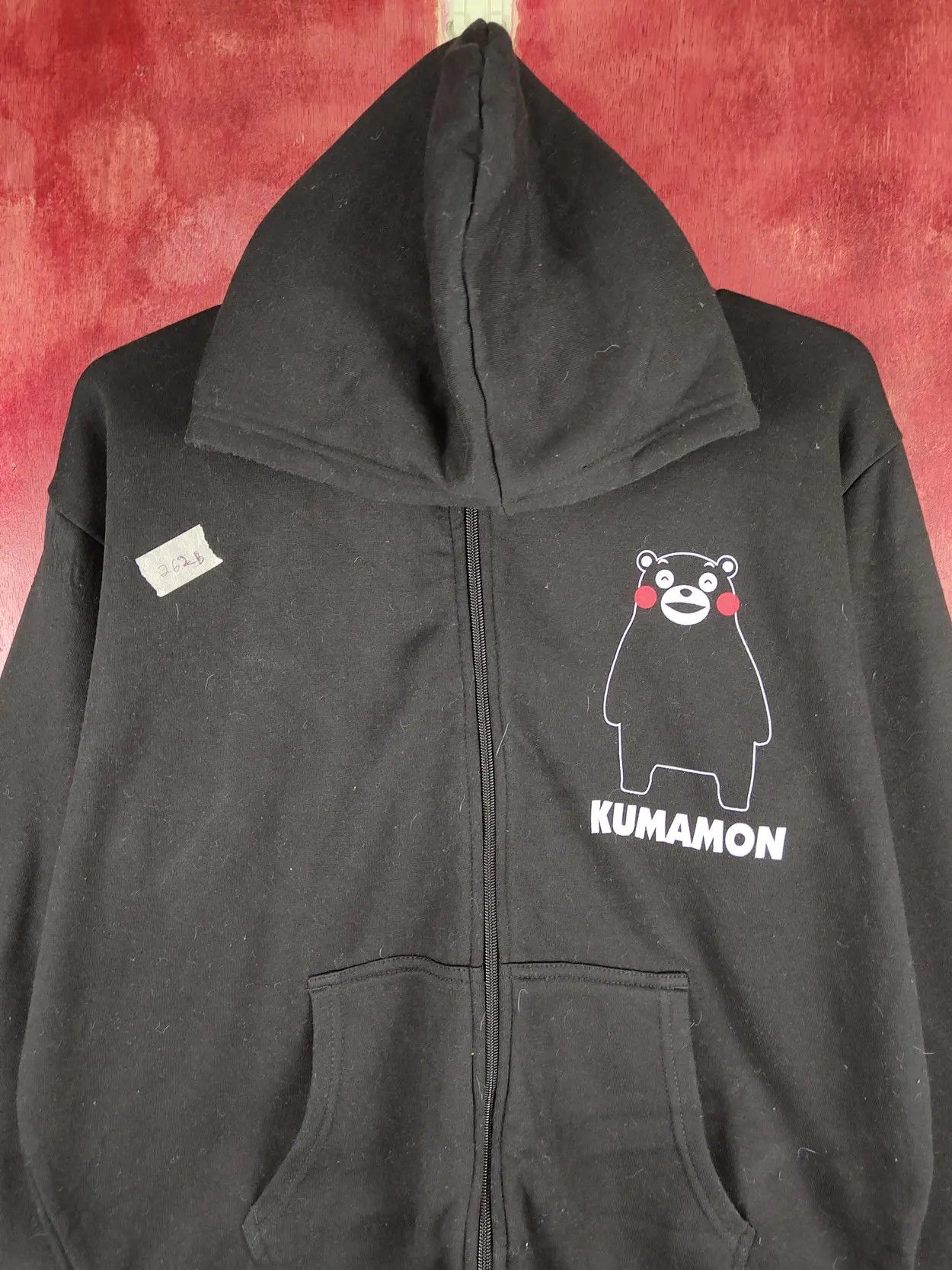 Anime Kumamon Black Hoodie Sweatshirt #262B Size US M / EU 48-50 / 2 - 8 Thumbnail