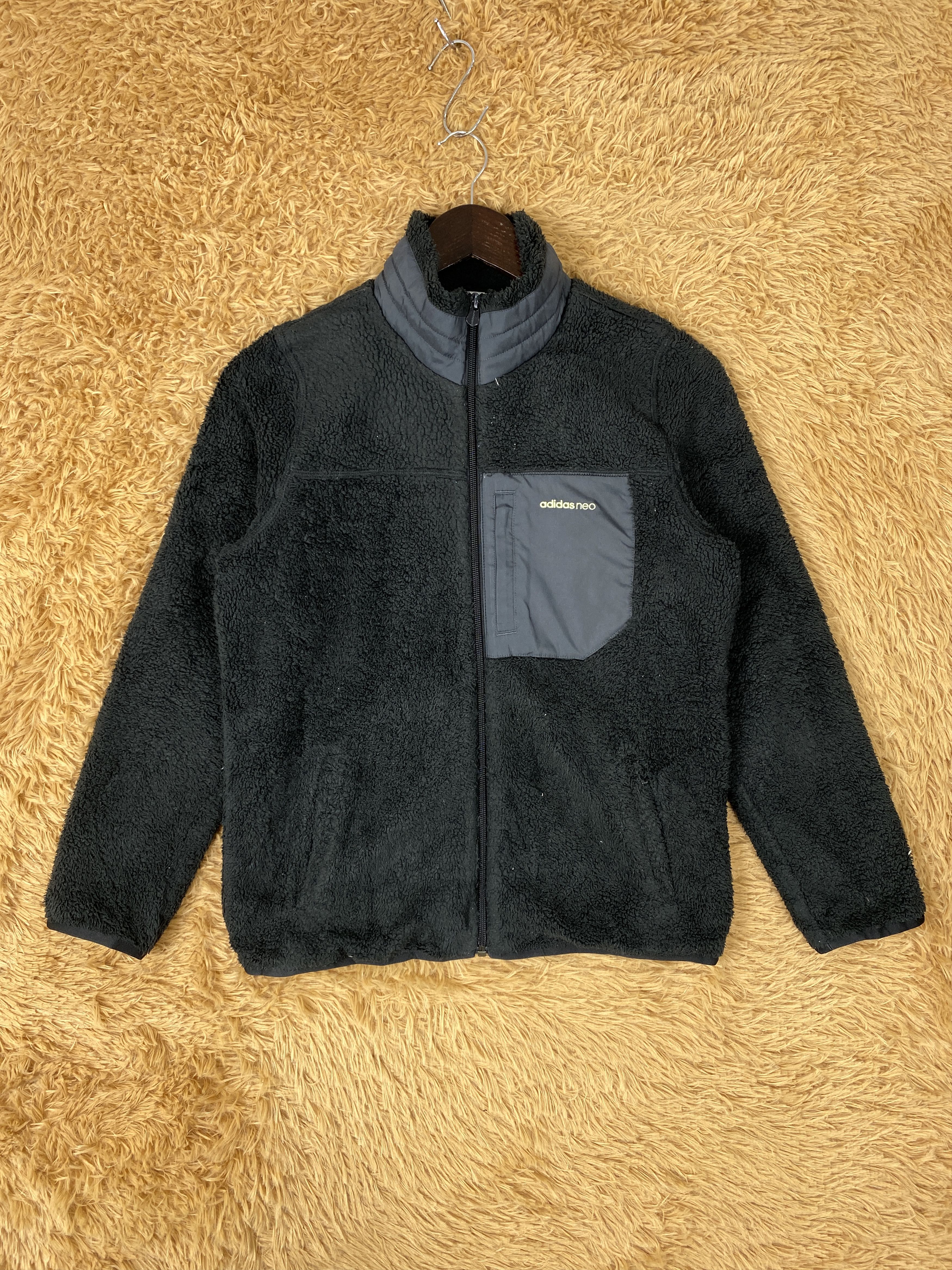 Adidas Vintage Adidas Neo Fleece Jacket J2066 Size US S / EU 44-46 / 1 - 1 Thumbnail