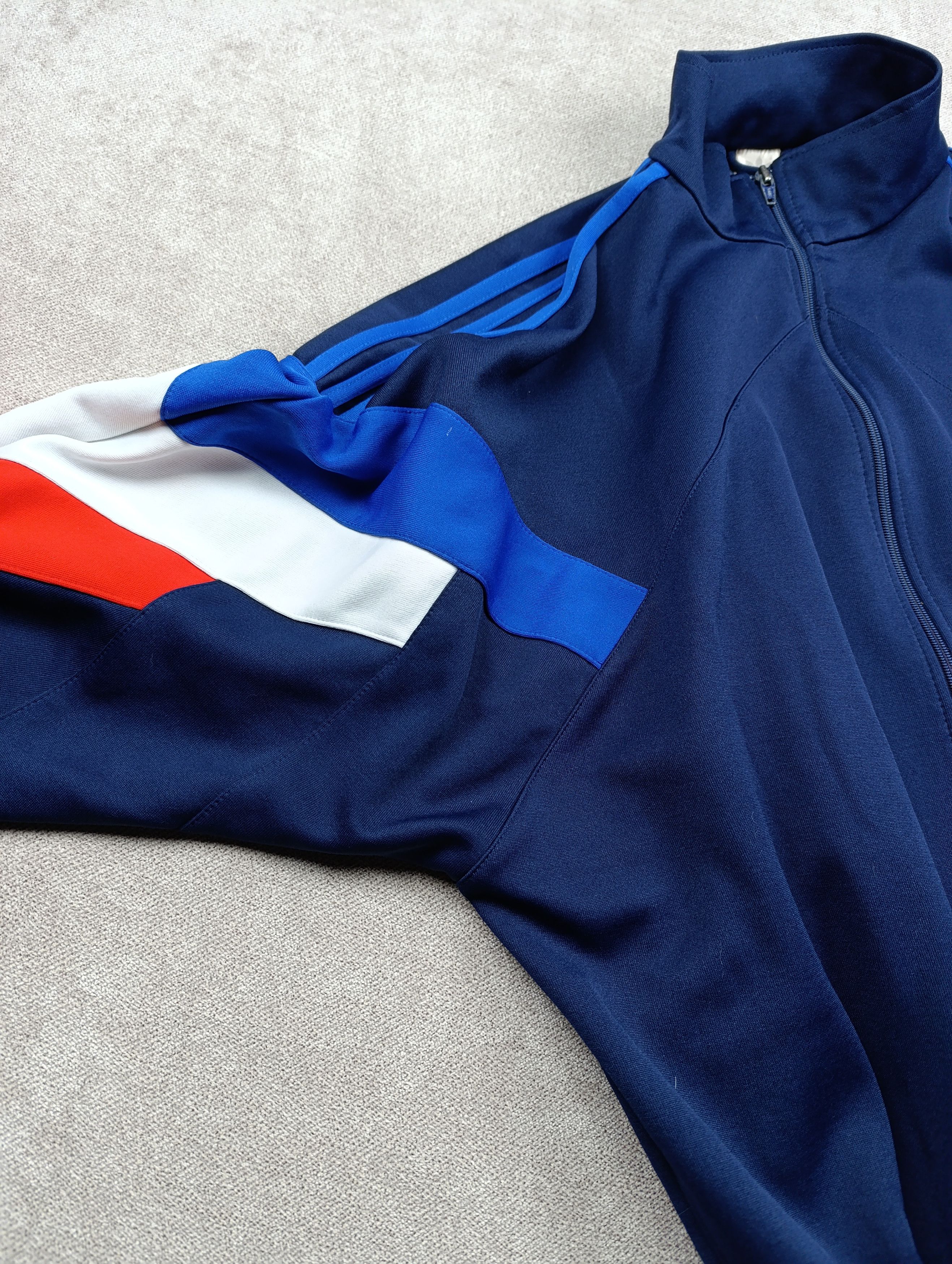Adidas ADIDAS VINTAGE 90'S BLUE TRACK TOP MENS JACKET Size US XL / EU 56 / 4 - 7 Thumbnail