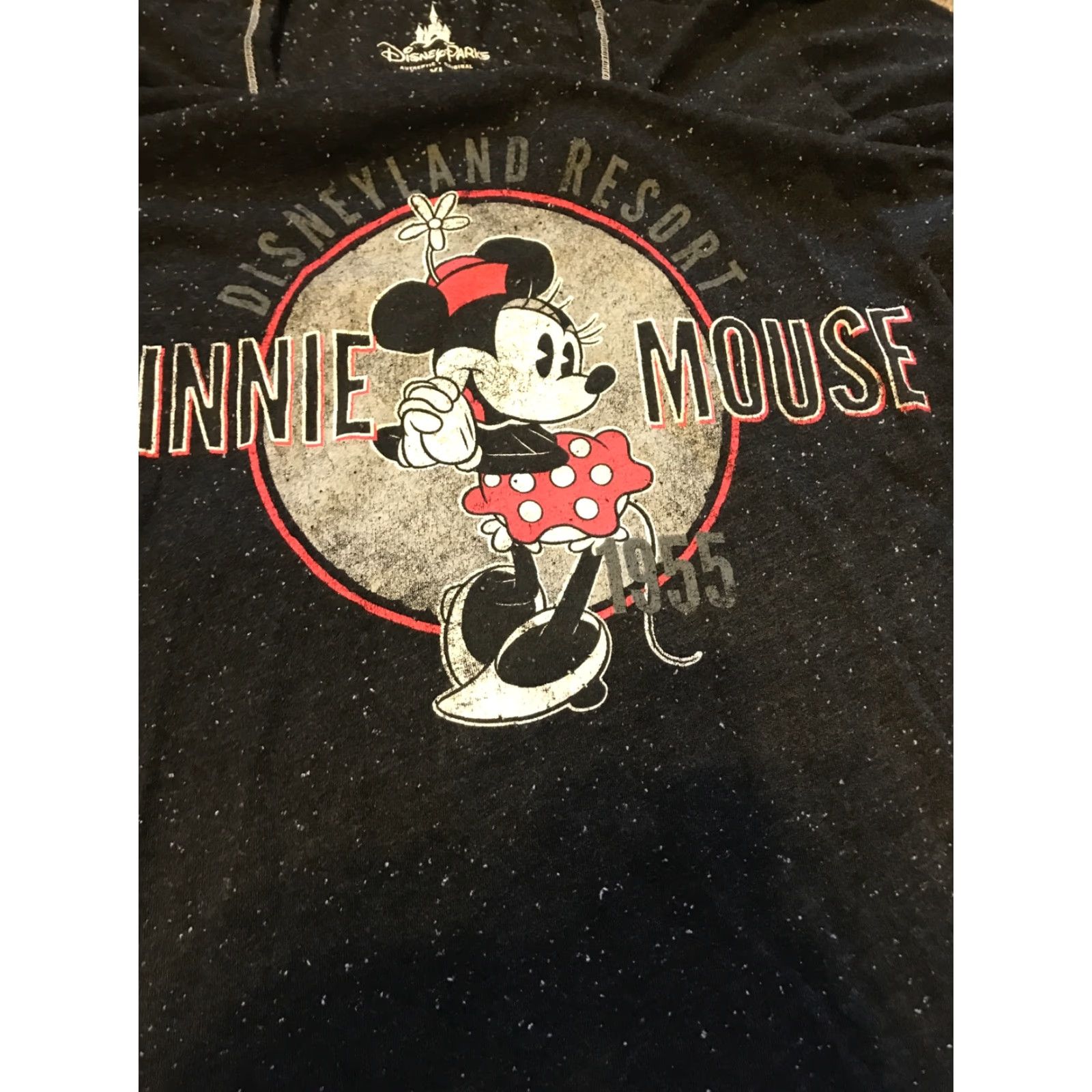 Disney Minnie Mouse Shirt Disney Parks Authentic Womens XL Black Short Sleeve Pullover T-Shirt Basic Series Casual Regular Pattern: Polka Dot Size XL / US 12-14 / IT 48-50 - 3 Thumbnail