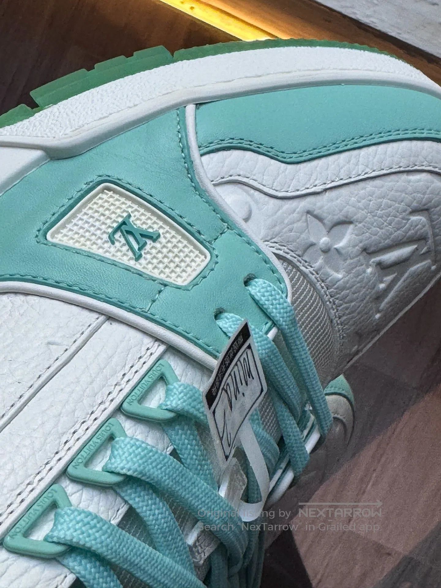Louis Vuitton Louis Vuitton Trainer Men Green Sneakers. Size US 9 / EU 42 - 3 Thumbnail