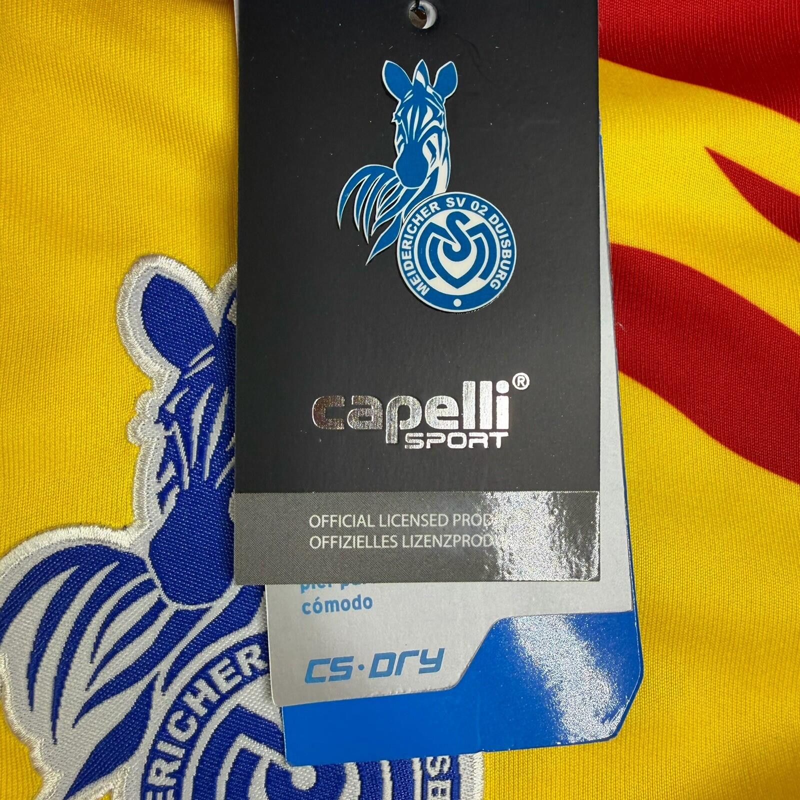 Other MSV Duisburg Yellow Jersey Shirt M Capelli Football Soccer Size ONE SIZE - 3 Thumbnail