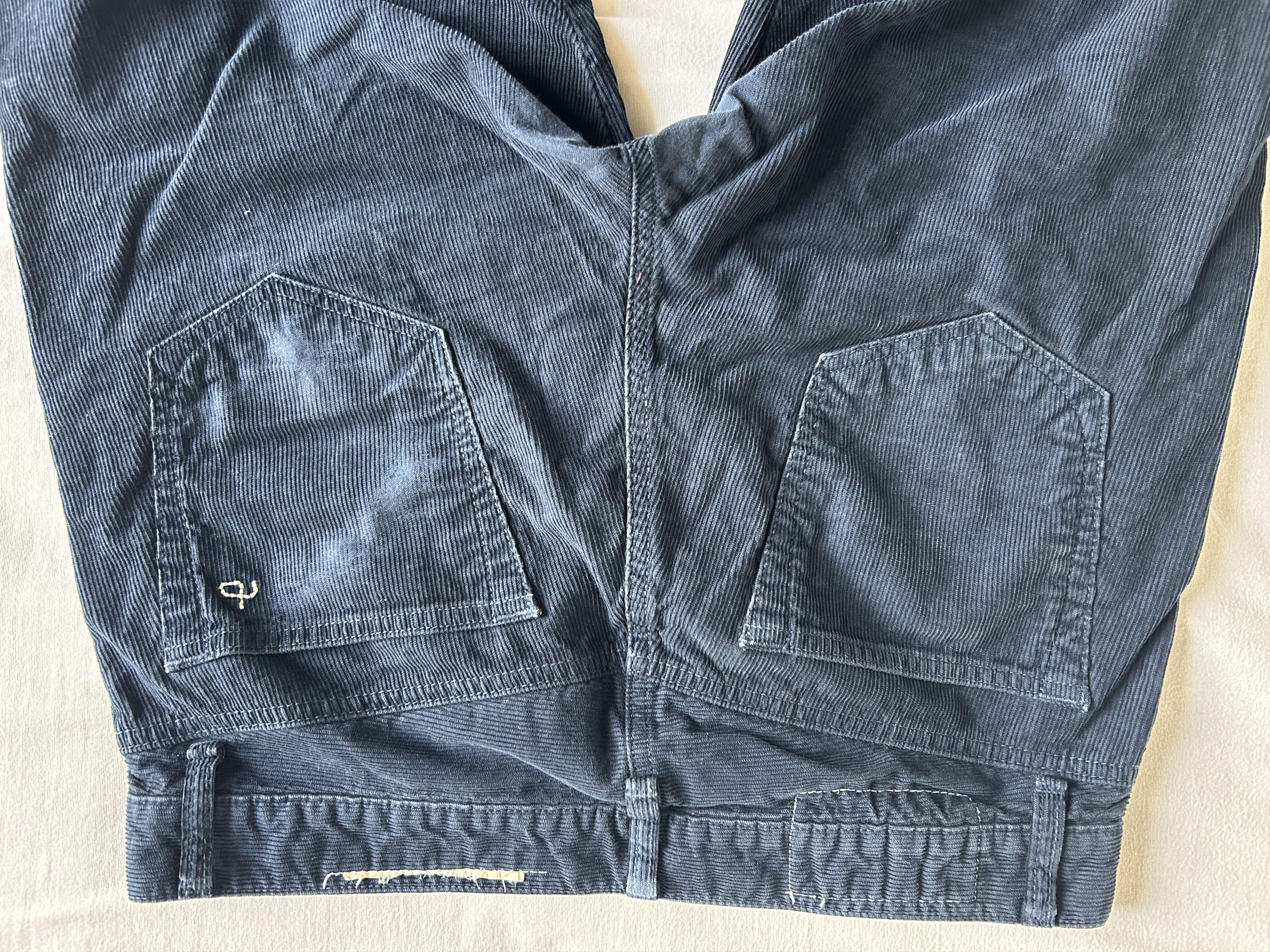 Rag & Bone Rag and Bone Slimfit Size 2 Blue Navy Corderoy Jeans Size US 30 / EU 46 - 12 Thumbnail