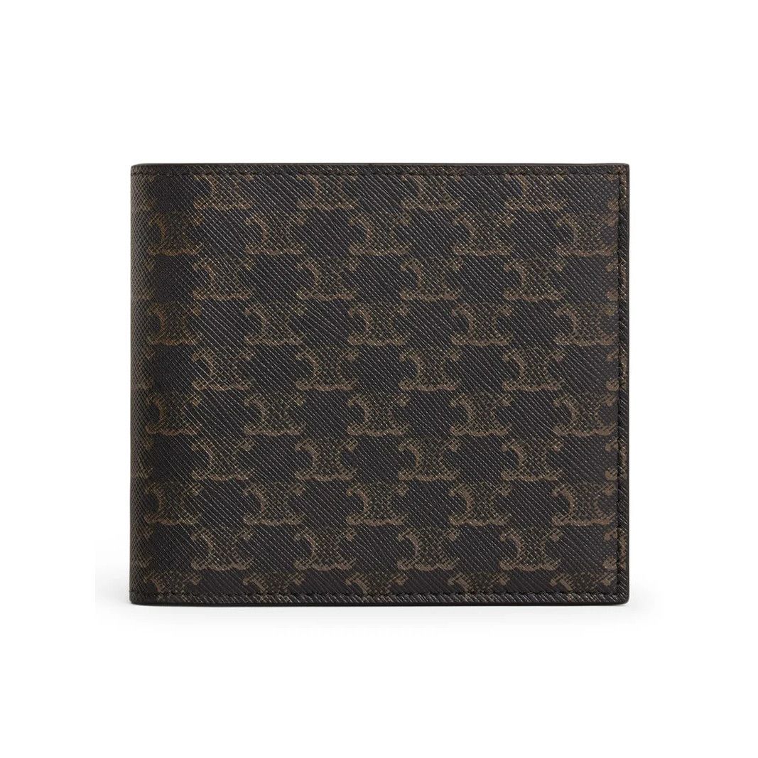 Celine CELINE $520 Black Triomphe Canvas Wallet New & Authentic Size ONE SIZE - 1 Thumbnail