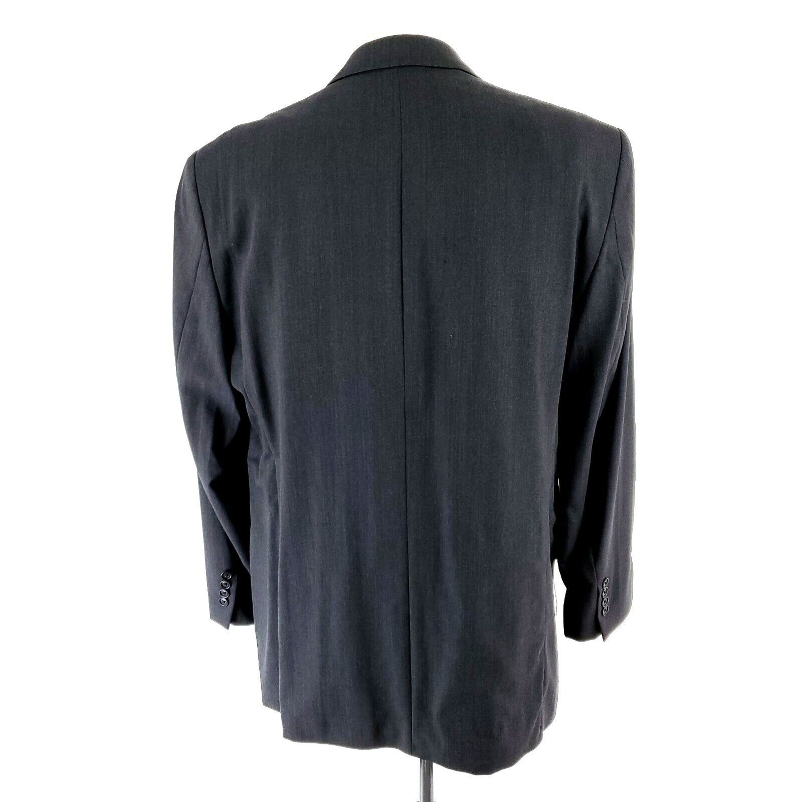 Calvin Klein Calvin Klein Wool 3 Button Sport Coat 42R Gray Blazer Size 42R - 5 Thumbnail