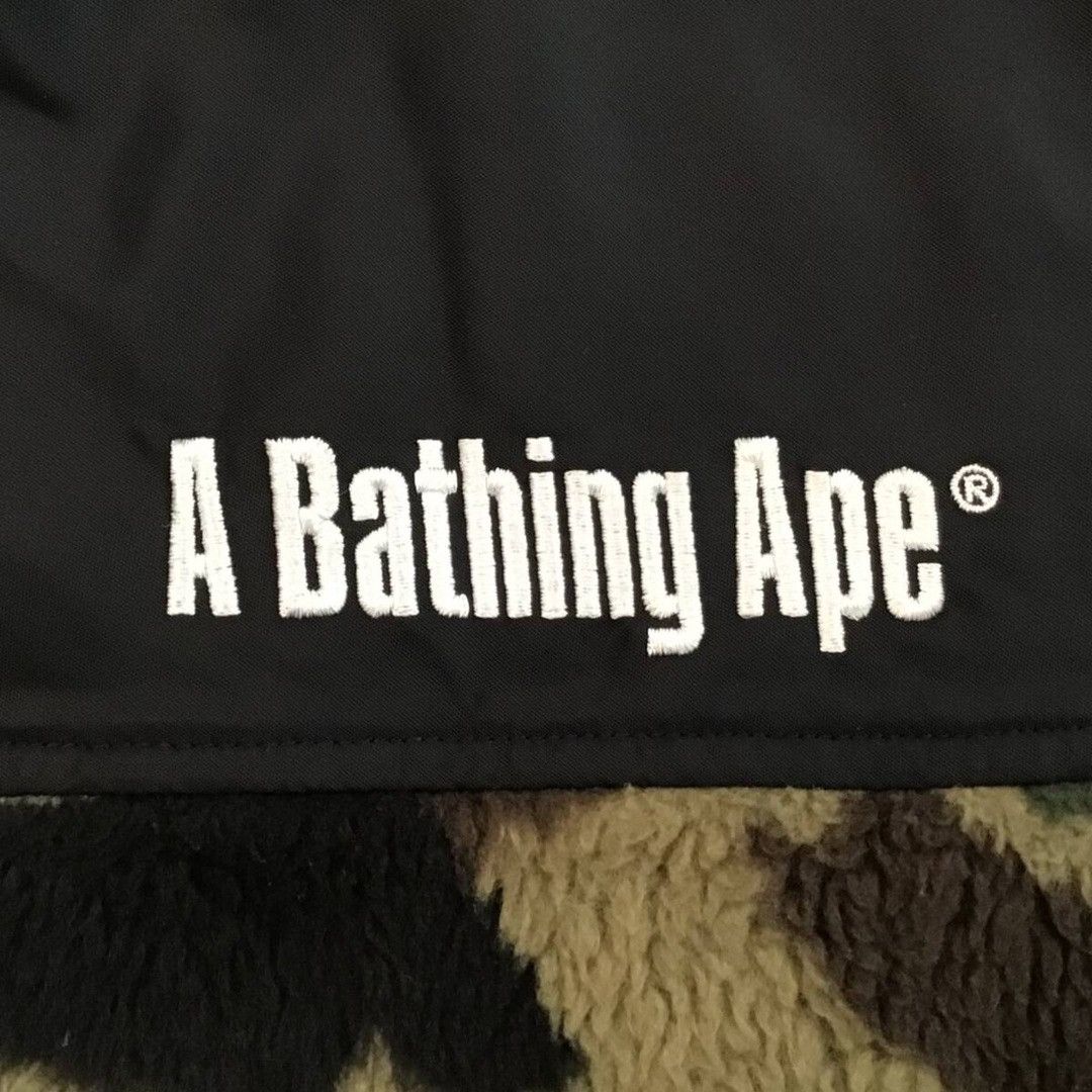 Bape BAPE Fleece jacket 1st camo green x black a bathing ape Size US M / EU 48-50 / 2 - 3 Thumbnail