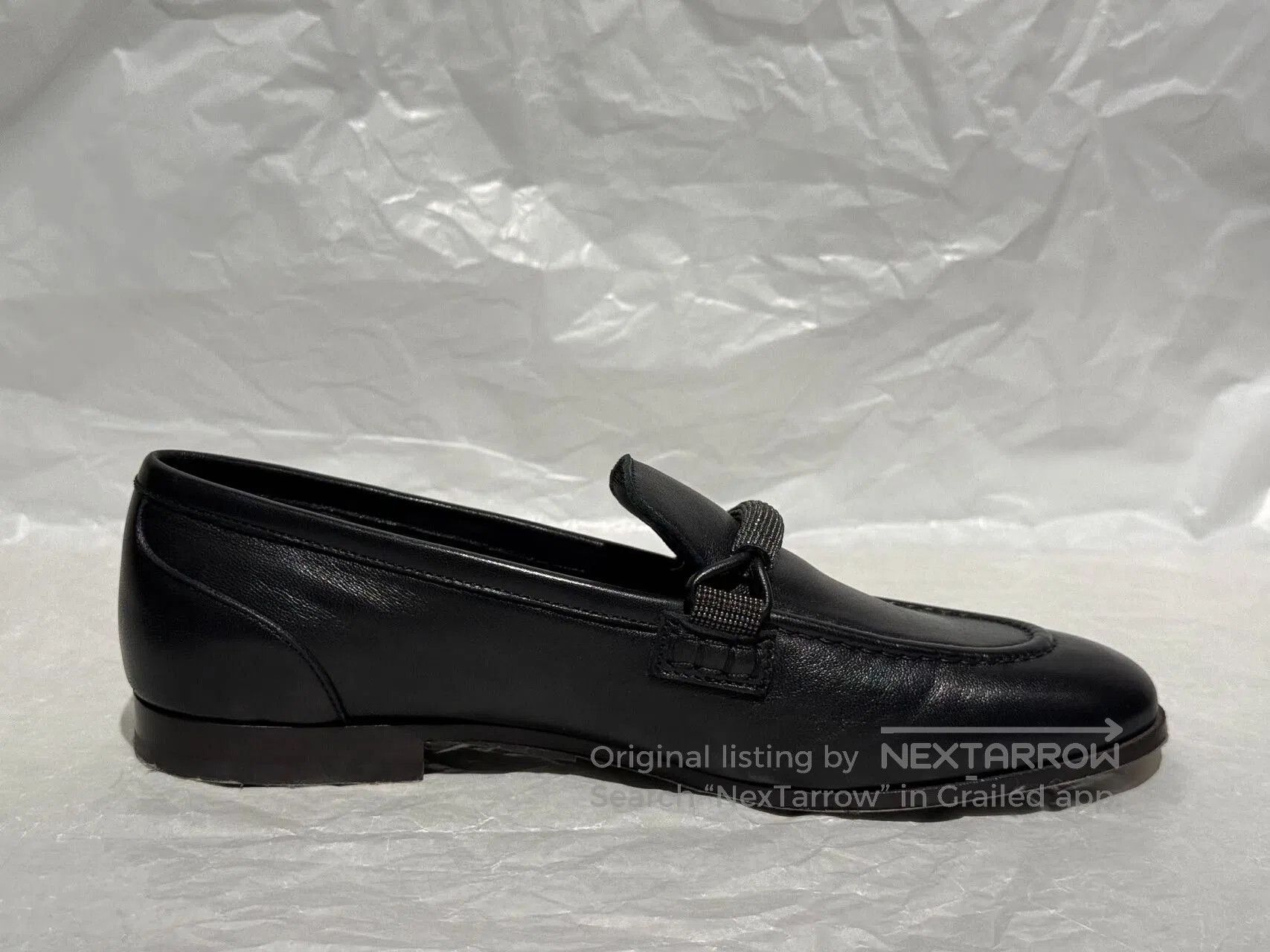 Brunello Cucinelli Brunello Cucinelli Black Loafers for Women. Size US 4 / IT 34 - 6 Thumbnail